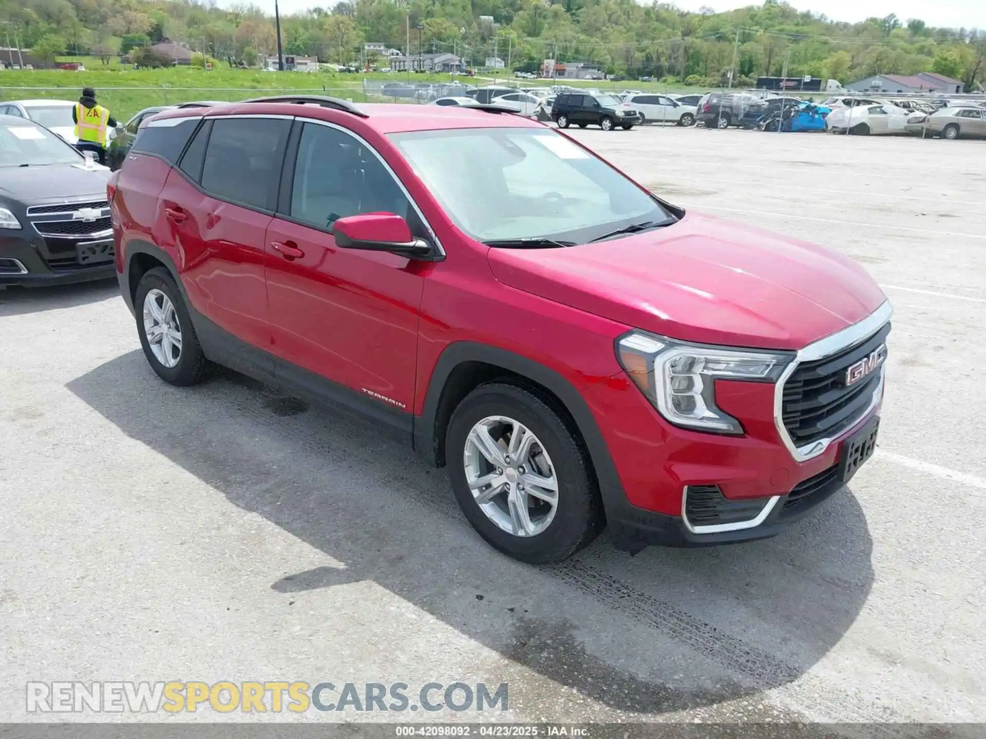 1 Photograph of a damaged car 3GKALMEG1RL192798 GMC TERRAIN 2024