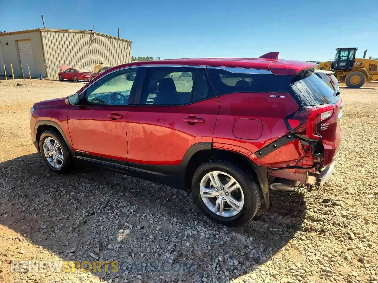 2 fotografías del automóvil dañado 3GKALMEG1RL382374 GMC TERRAIN 2024