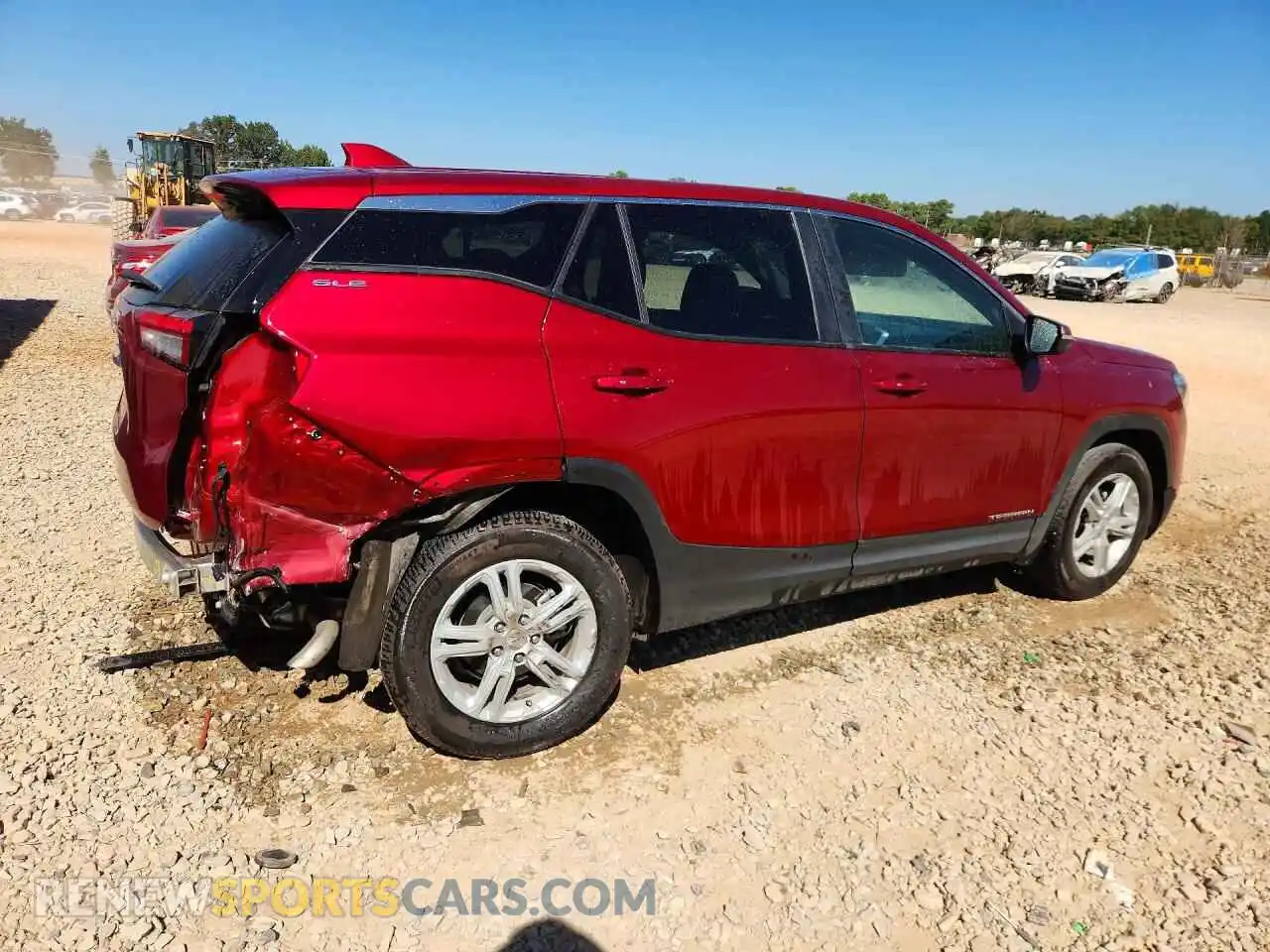 3 fotografías del automóvil dañado 3GKALMEG1RL382374 GMC TERRAIN 2024