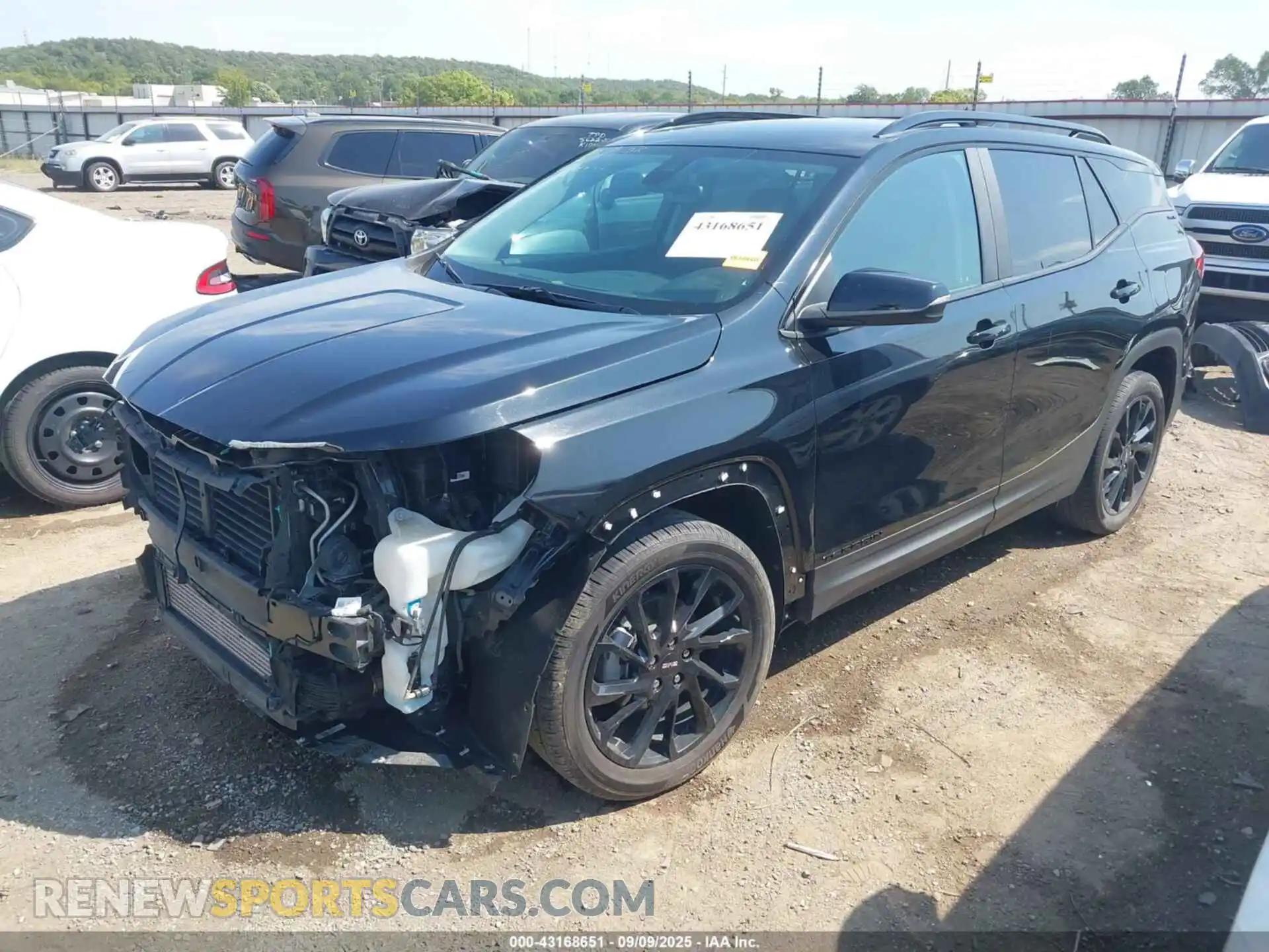 2 Photograph of a damaged car 3GKALMEG2RL161737 GMC TERRAIN 2024