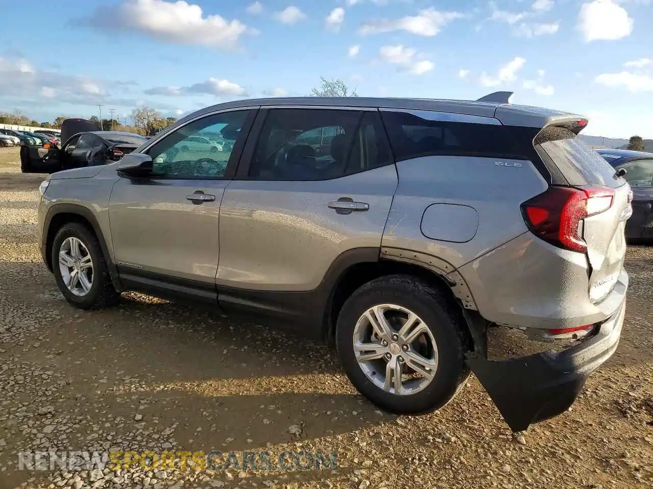 2 Photograph of a damaged car 3GKALMEG2RL294398 GMC TERRAIN 2024