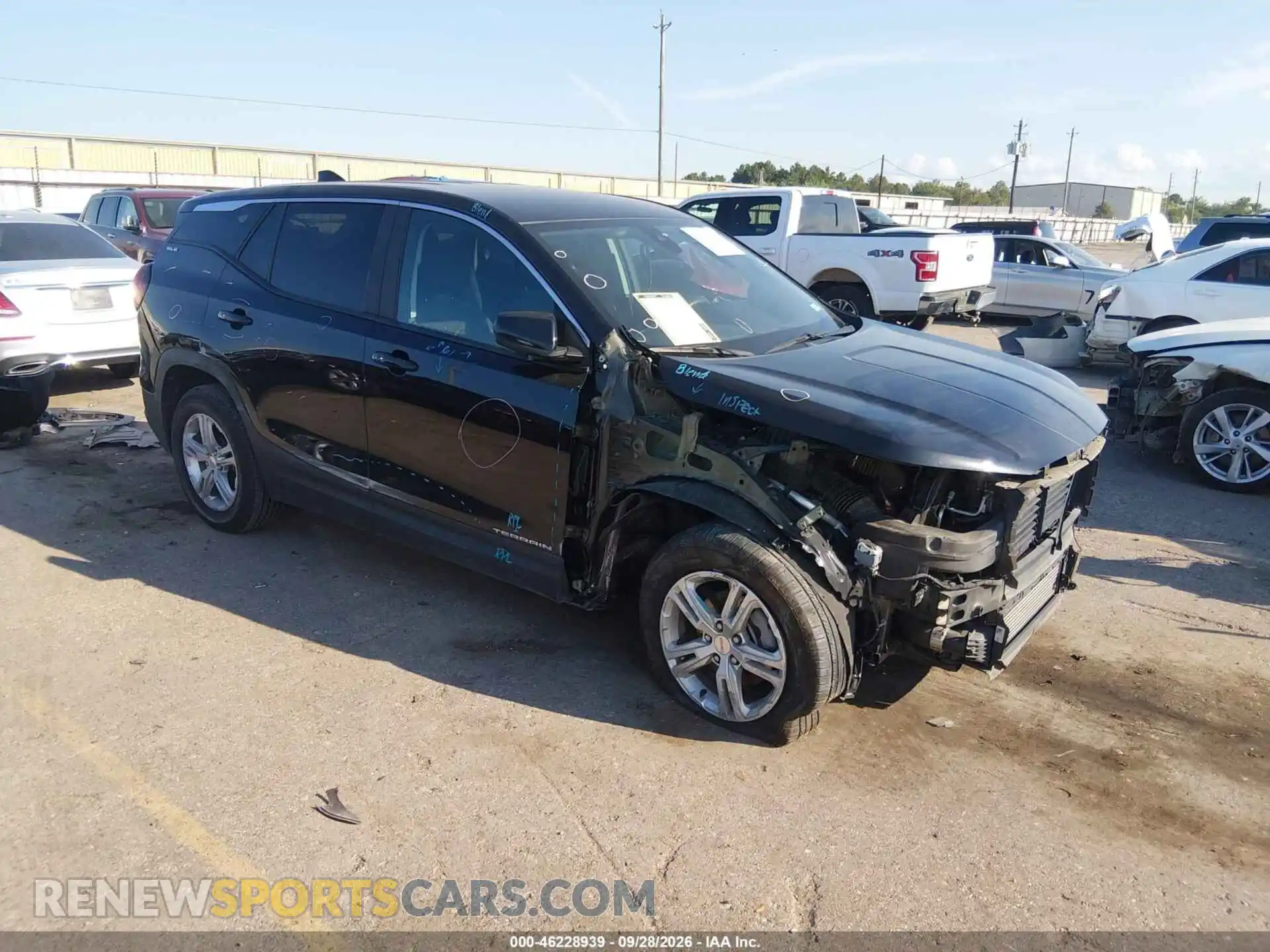 1 Photograph of a damaged car 3GKALMEG2RL309420 GMC TERRAIN 2024