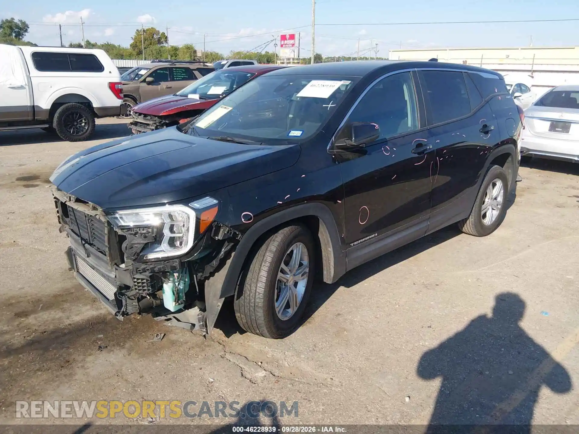 2 Photograph of a damaged car 3GKALMEG2RL309420 GMC TERRAIN 2024