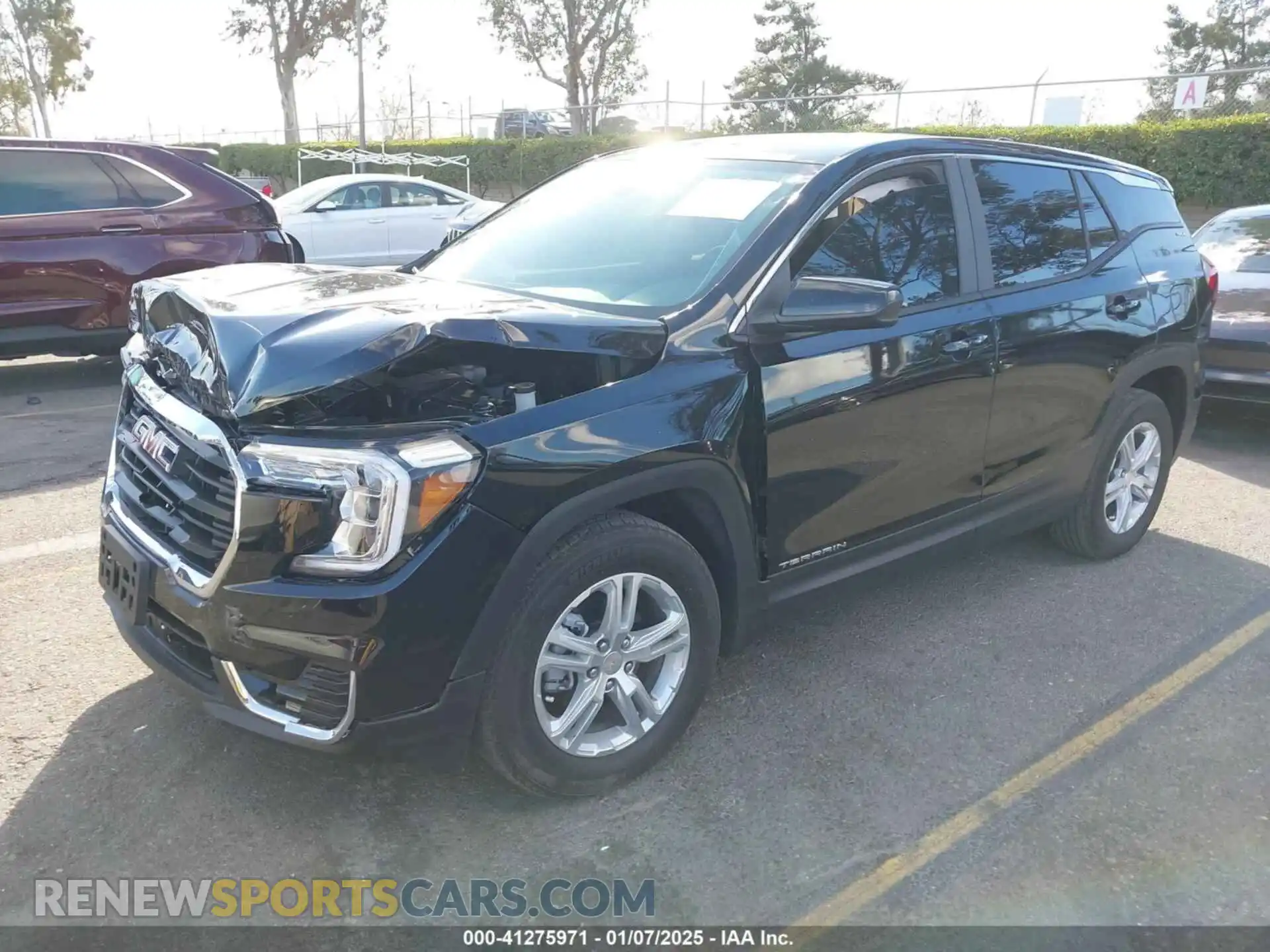 2 Photograph of a damaged car 3GKALMEG2RL375353 GMC TERRAIN 2024