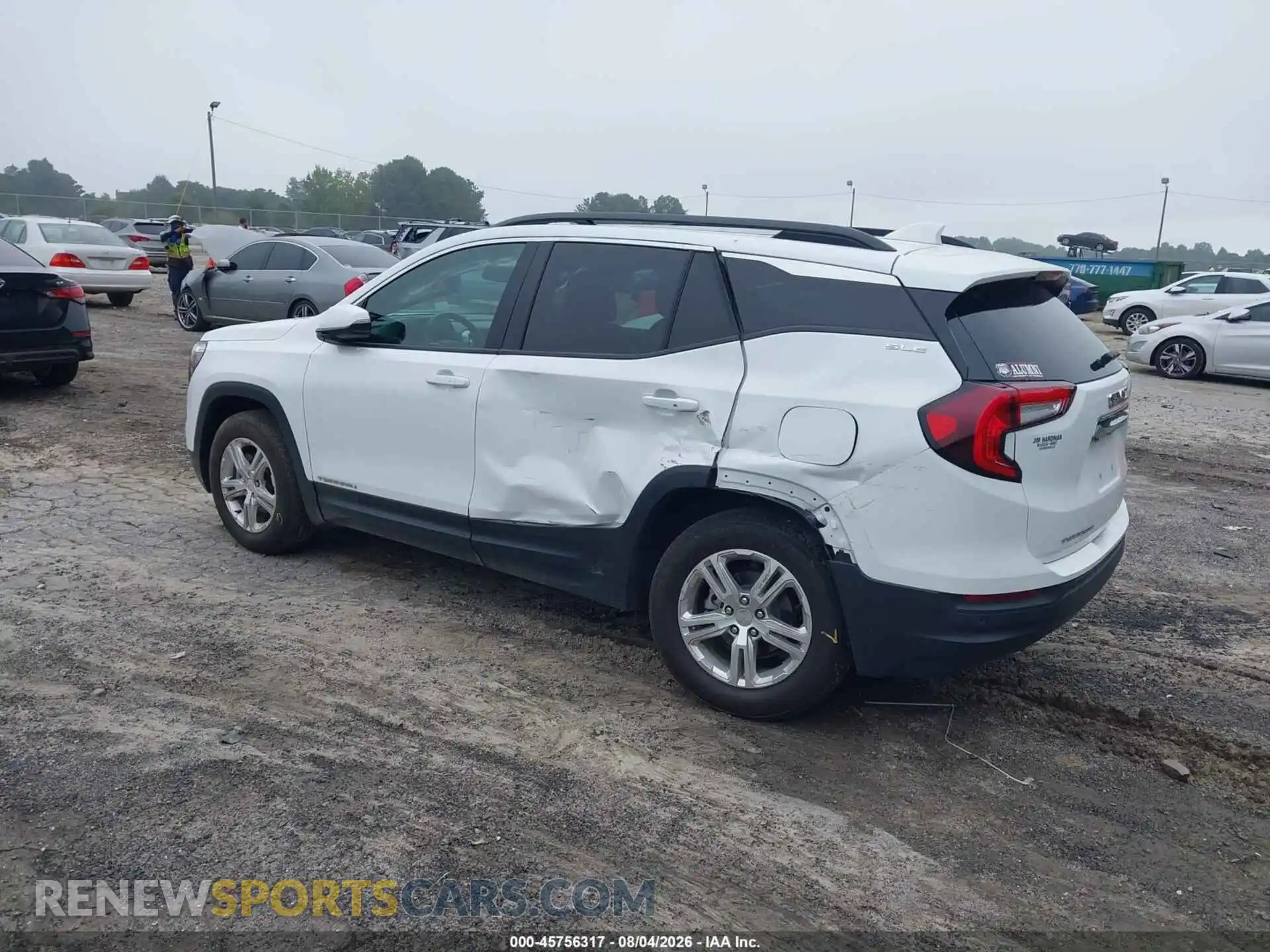 3 Photograph of a damaged car 3GKALMEG2RL384473 GMC TERRAIN 2024