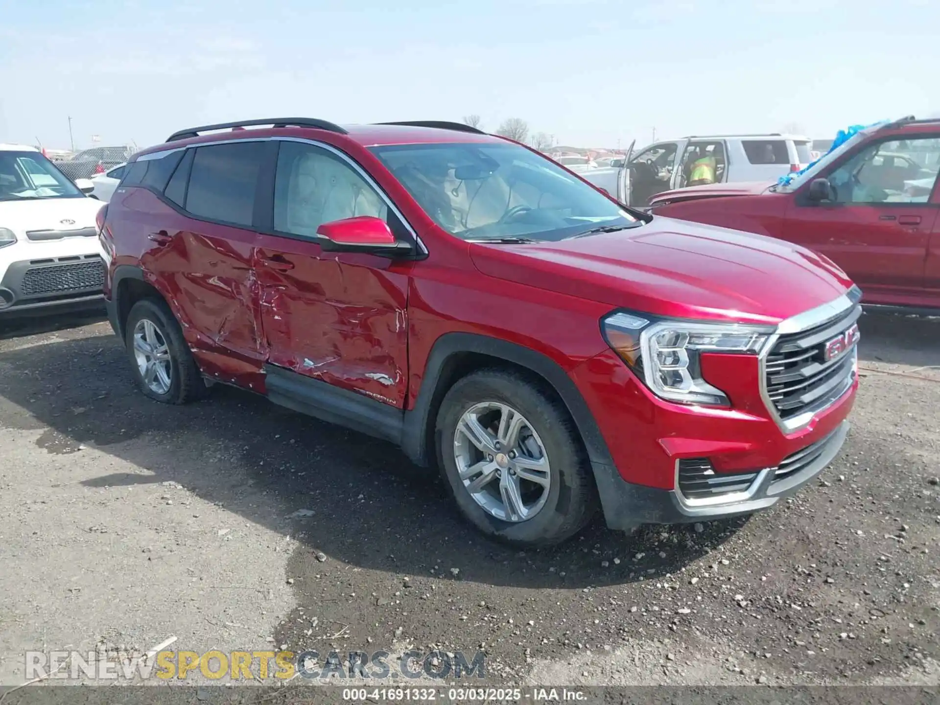 1 fotografías del automóvil dañado 3GKALMEG2RL385512 GMC TERRAIN 2024