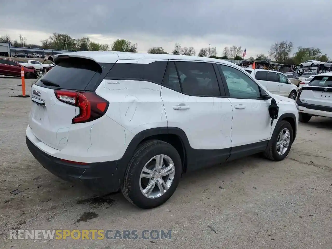 3 Photograph of a damaged car 3GKALMEG3RL326419 GMC TERRAIN 2024