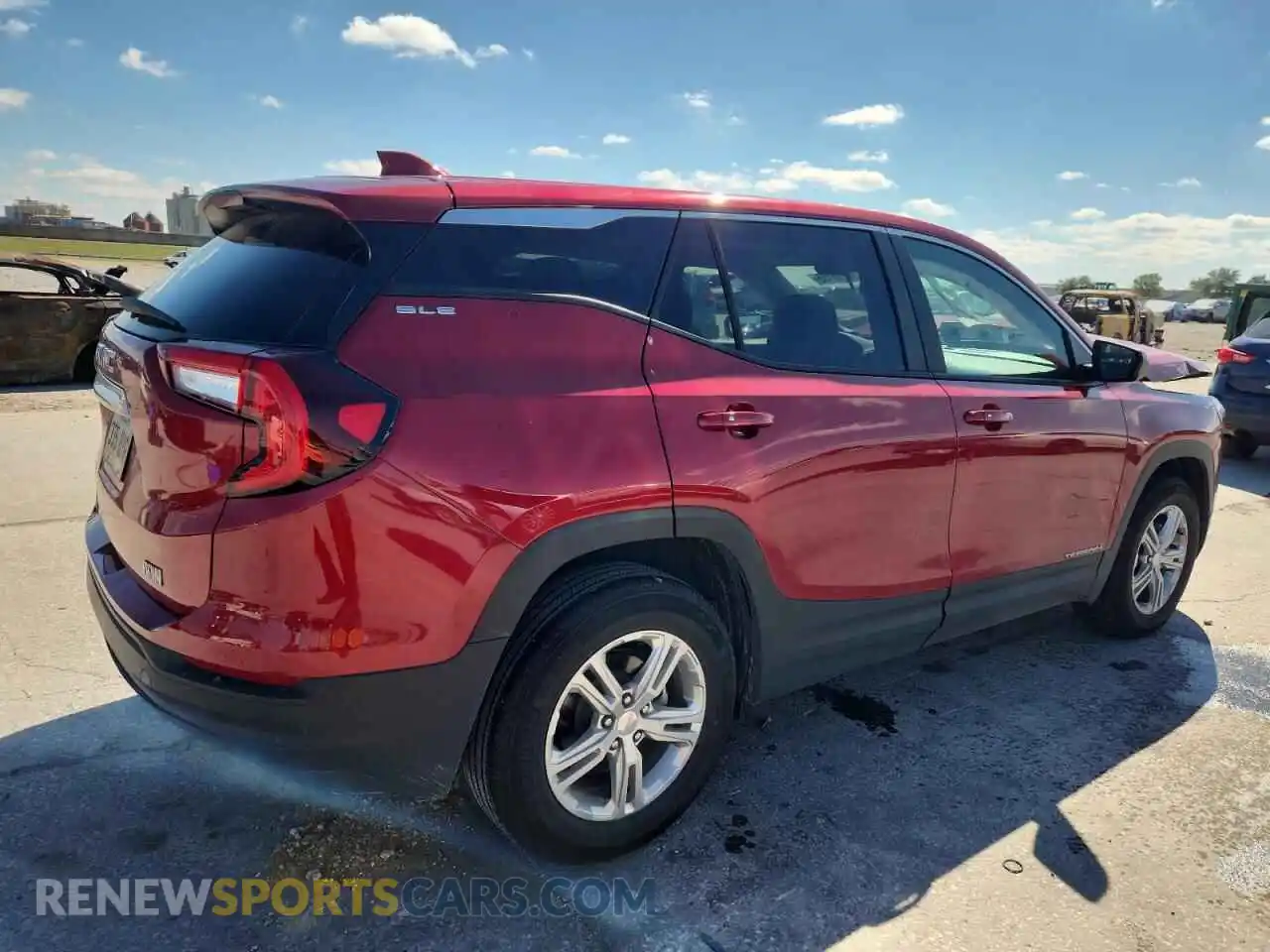 3 Photograph of a damaged car 3GKALMEG3RL351966 GMC TERRAIN 2024