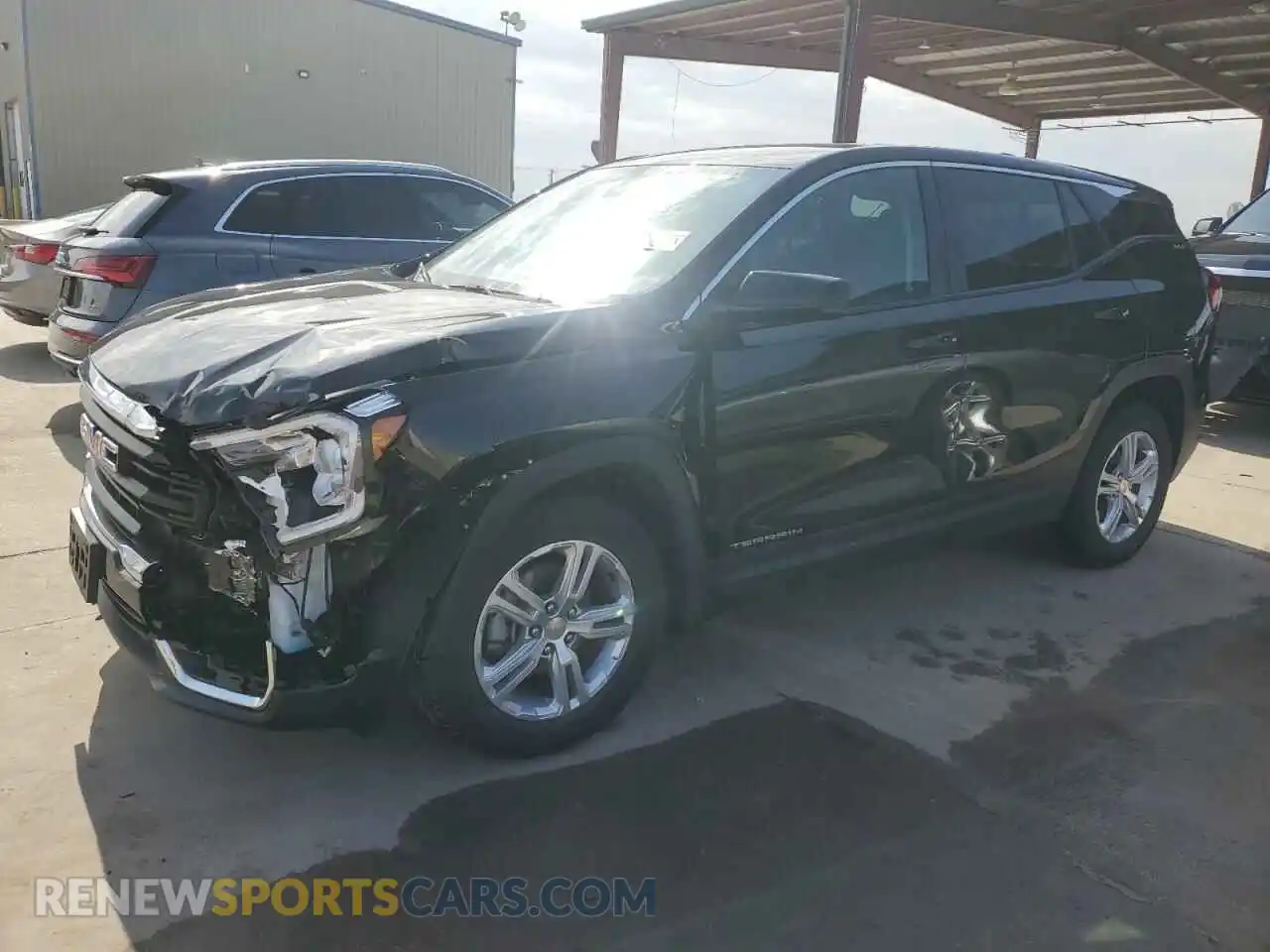1 Photograph of a damaged car 3GKALMEG3RL358545 GMC TERRAIN 2024