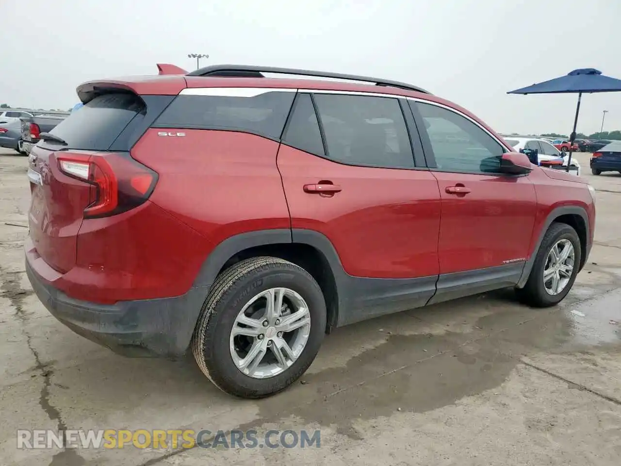 3 Photograph of a damaged car 3GKALMEG5RL122348 GMC TERRAIN 2024