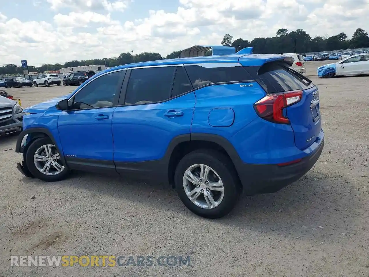 2 Photograph of a damaged car 3GKALMEG5RL265266 GMC TERRAIN 2024