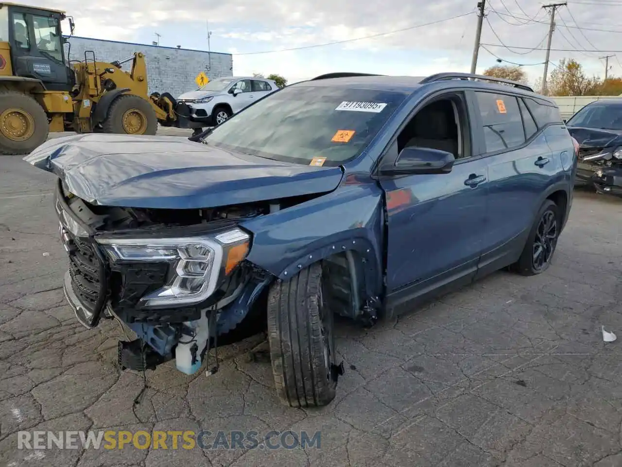 1 Photograph of a damaged car 3GKALMEG5RL358076 GMC TERRAIN 2024
