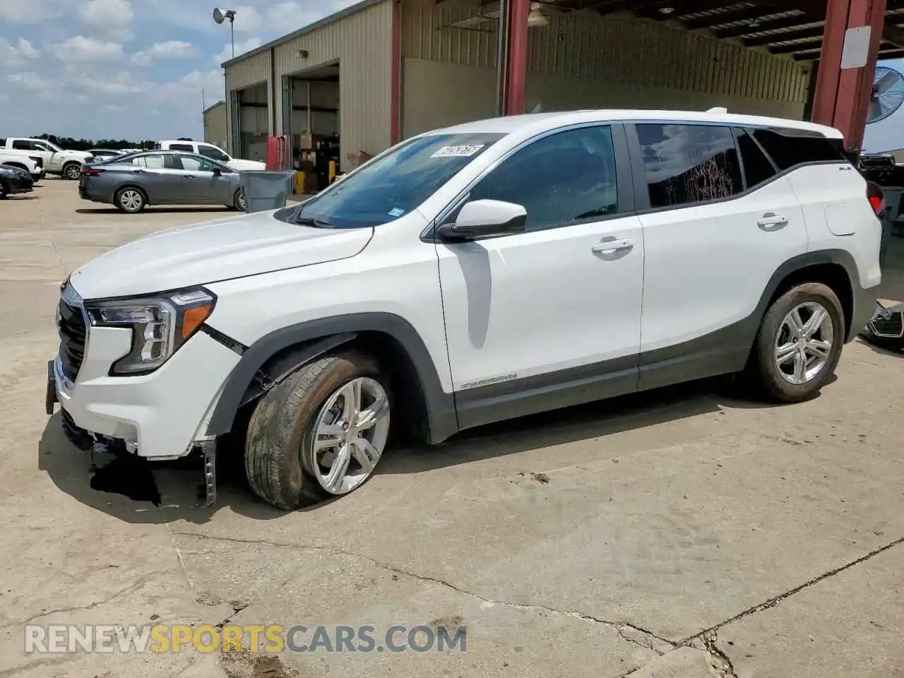 1 Photograph of a damaged car 3GKALMEG6RL352285 GMC TERRAIN 2024