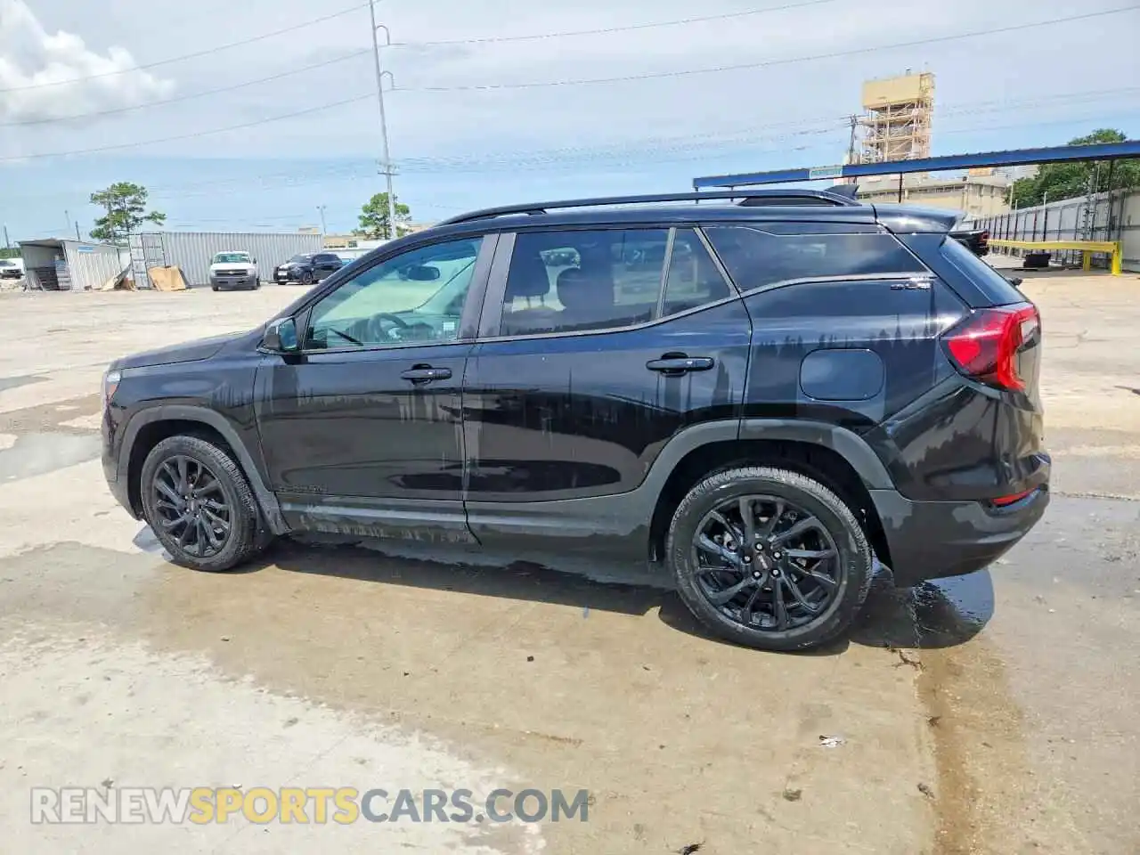 2 fotografías del automóvil dañado 3GKALMEG6RL361326 GMC TERRAIN 2024