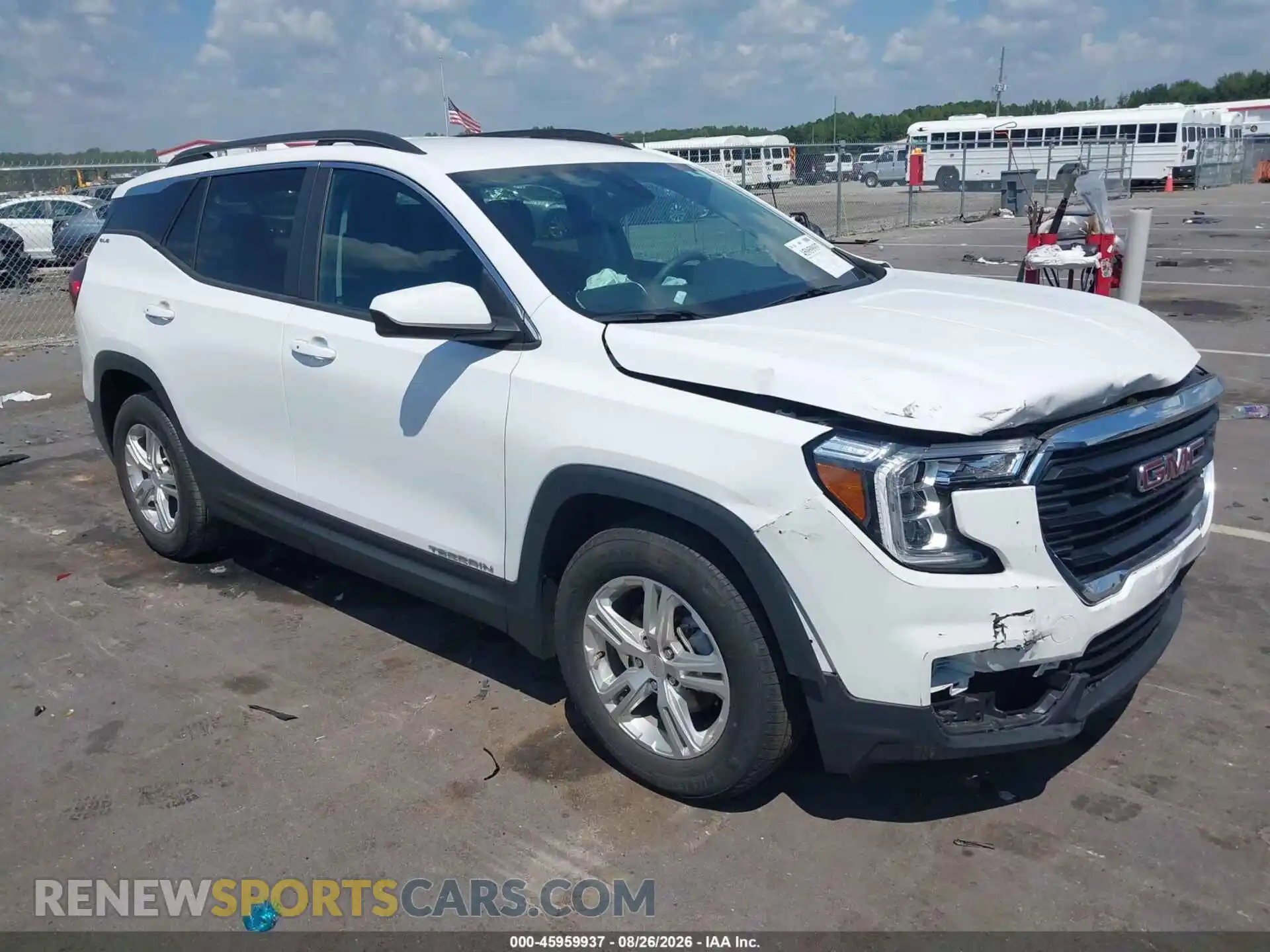 1 Photograph of a damaged car 3GKALMEG6RL362119 GMC TERRAIN 2024