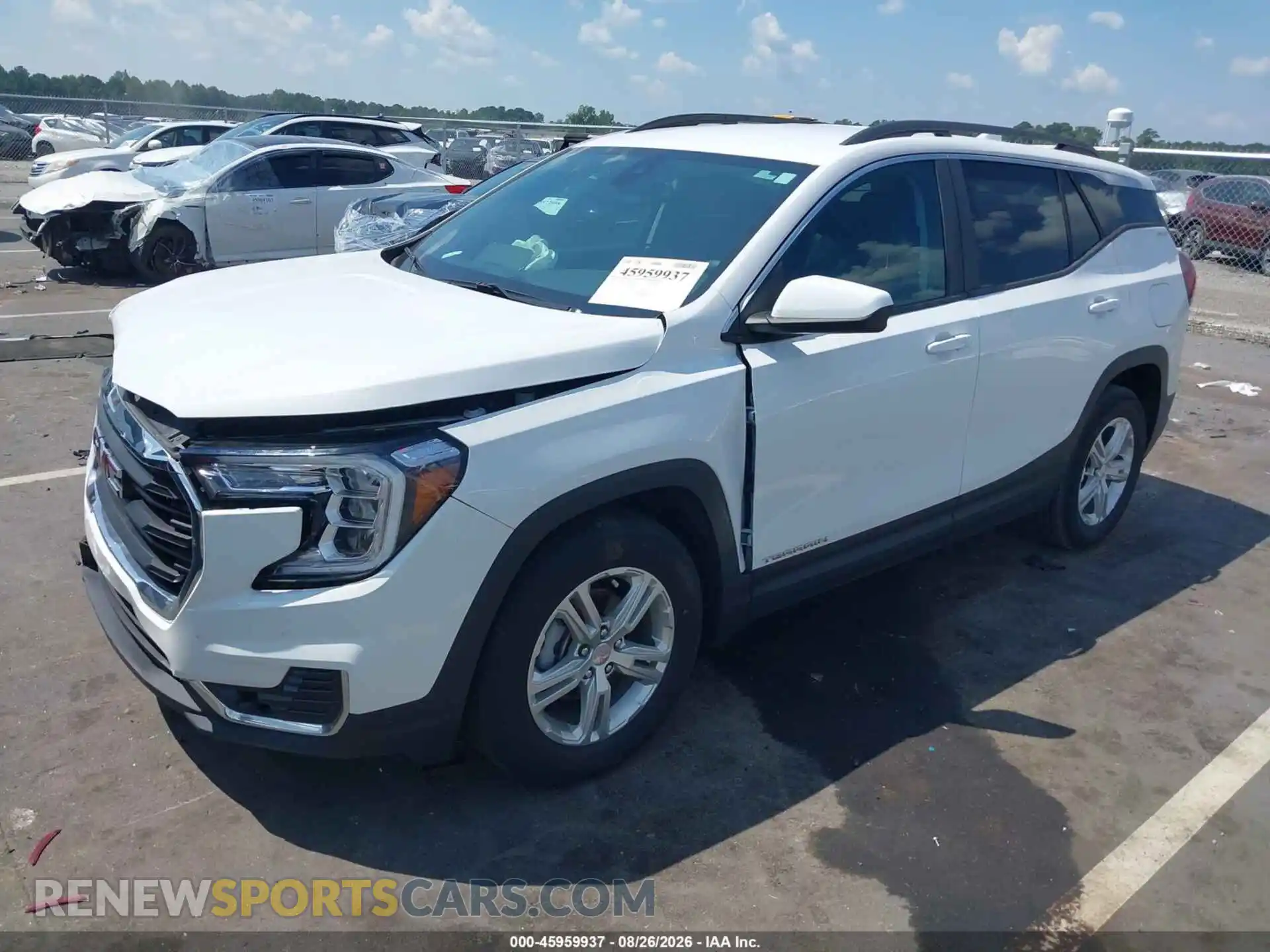 2 Photograph of a damaged car 3GKALMEG6RL362119 GMC TERRAIN 2024