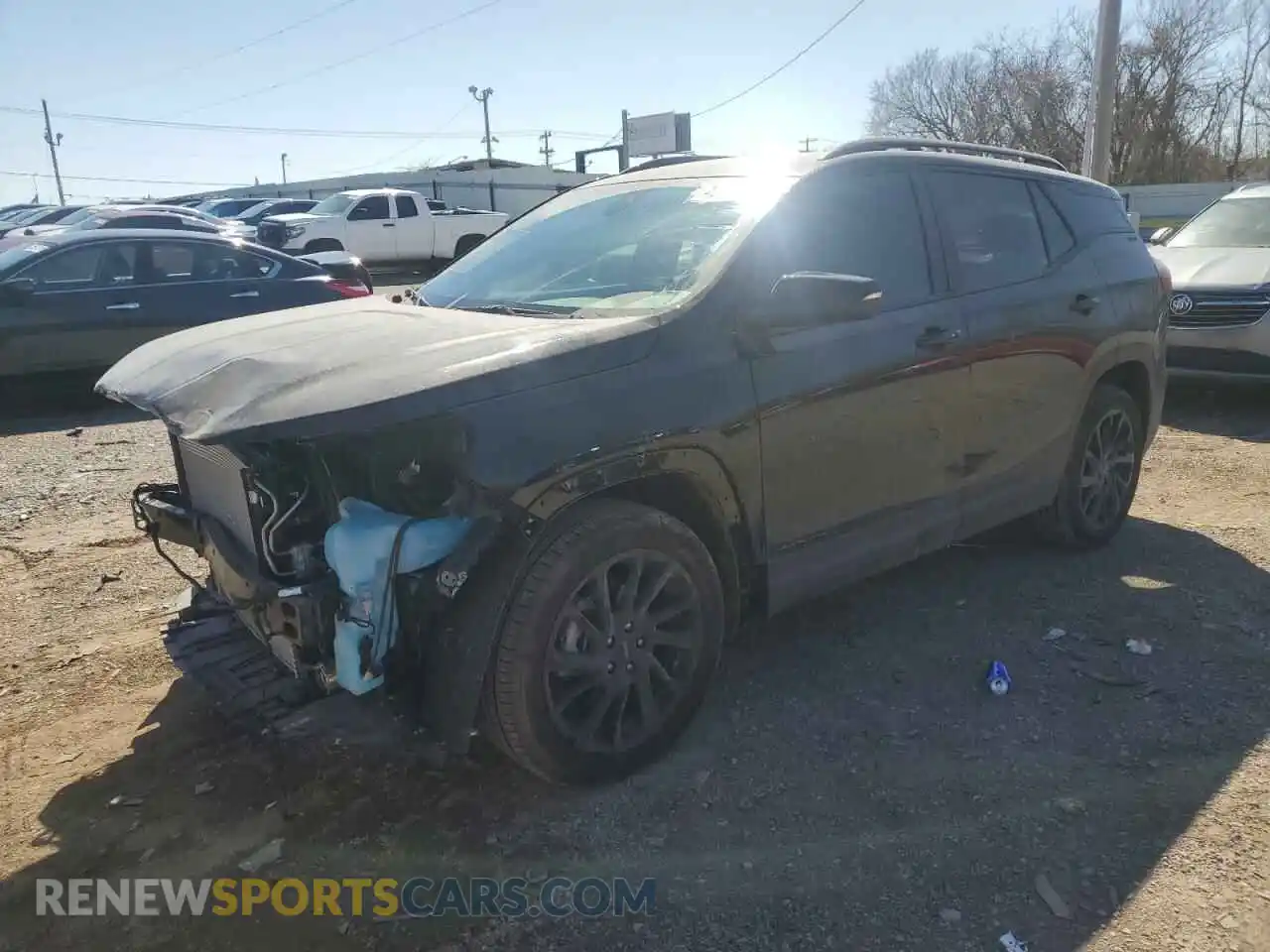 1 Photograph of a damaged car 3GKALMEG6RL388123 GMC TERRAIN 2024
