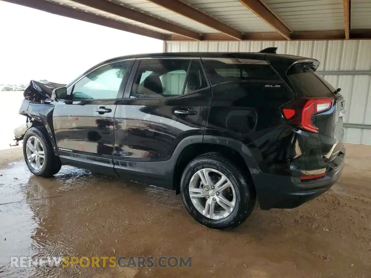 2 Photograph of a damaged car 3GKALMEG7RL376787 GMC TERRAIN 2024