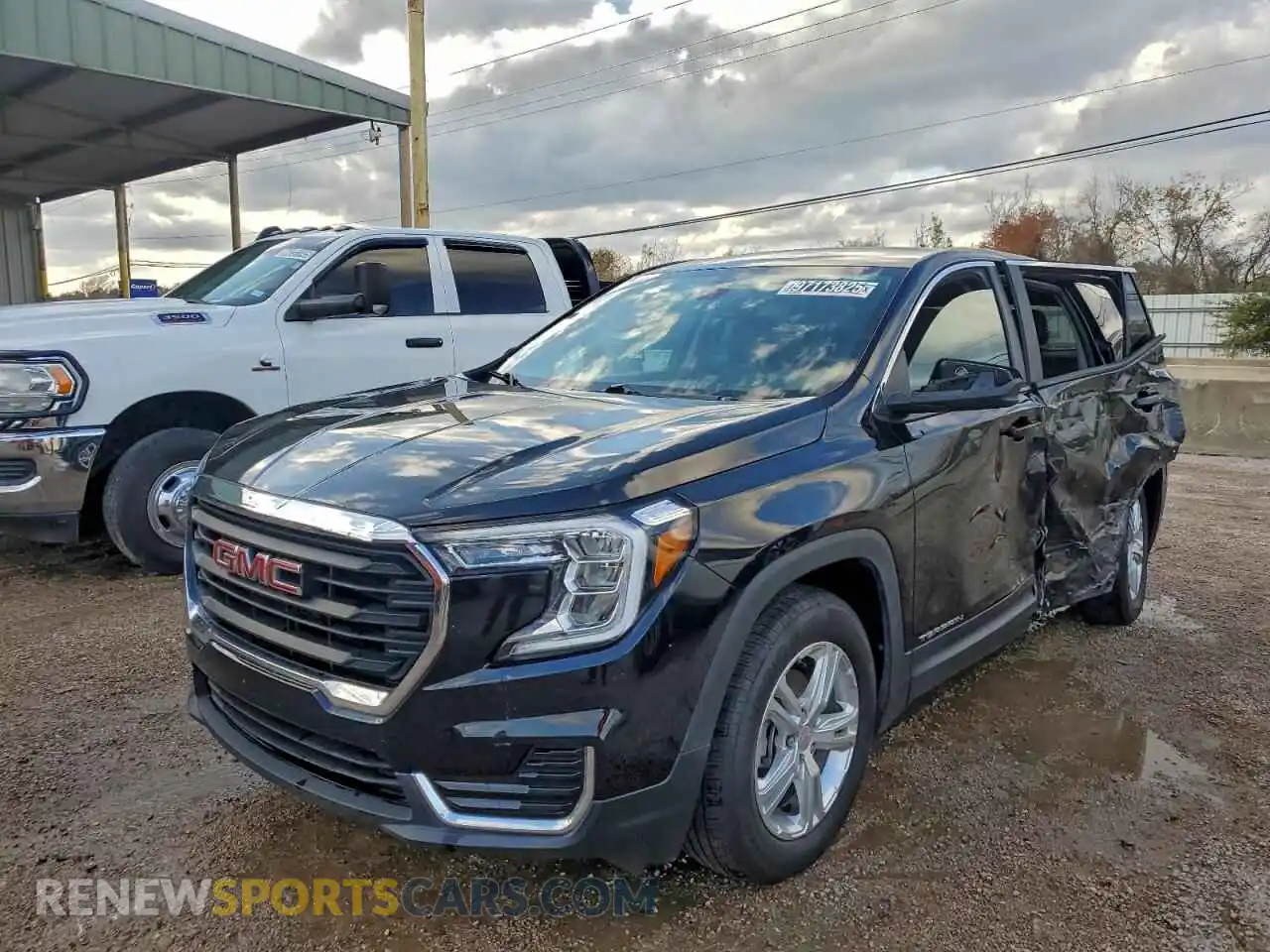 1 Photograph of a damaged car 3GKALMEG7RL376837 GMC TERRAIN 2024