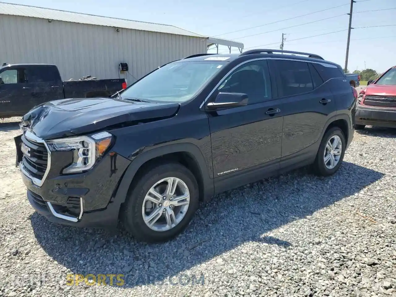 1 Photograph of a damaged car 3GKALMEG8RL102661 GMC TERRAIN 2024