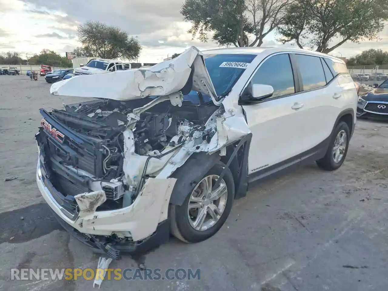 1 Photograph of a damaged car 3GKALMEG8RL116530 GMC TERRAIN 2024