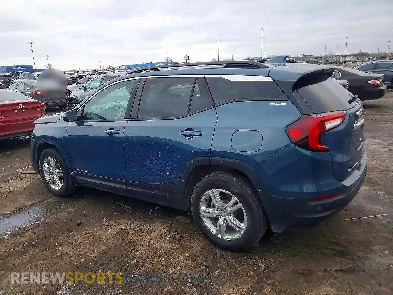 2 Photograph of a damaged car 3GKALMEG8RL118634 GMC TERRAIN 2024