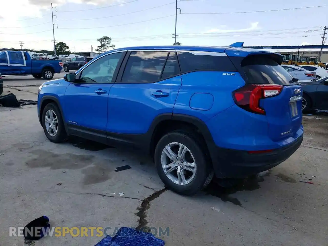 2 fotografías del automóvil dañado 3GKALMEG8RL124255 GMC TERRAIN 2024