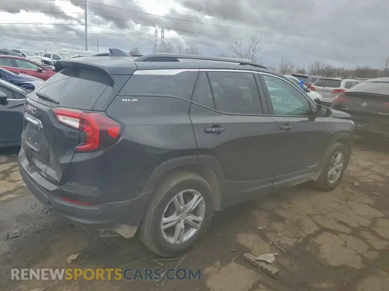 3 Photograph of a damaged car 3GKALMEG8RL135238 GMC TERRAIN 2024
