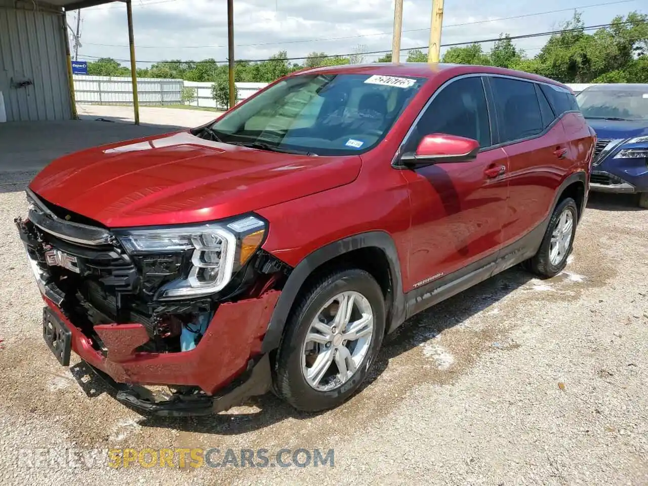 1 Photograph of a damaged car 3GKALMEG8RL156820 GMC TERRAIN 2024
