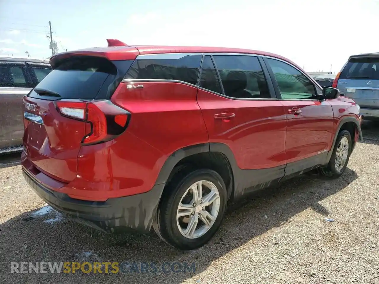 3 Photograph of a damaged car 3GKALMEG8RL156820 GMC TERRAIN 2024