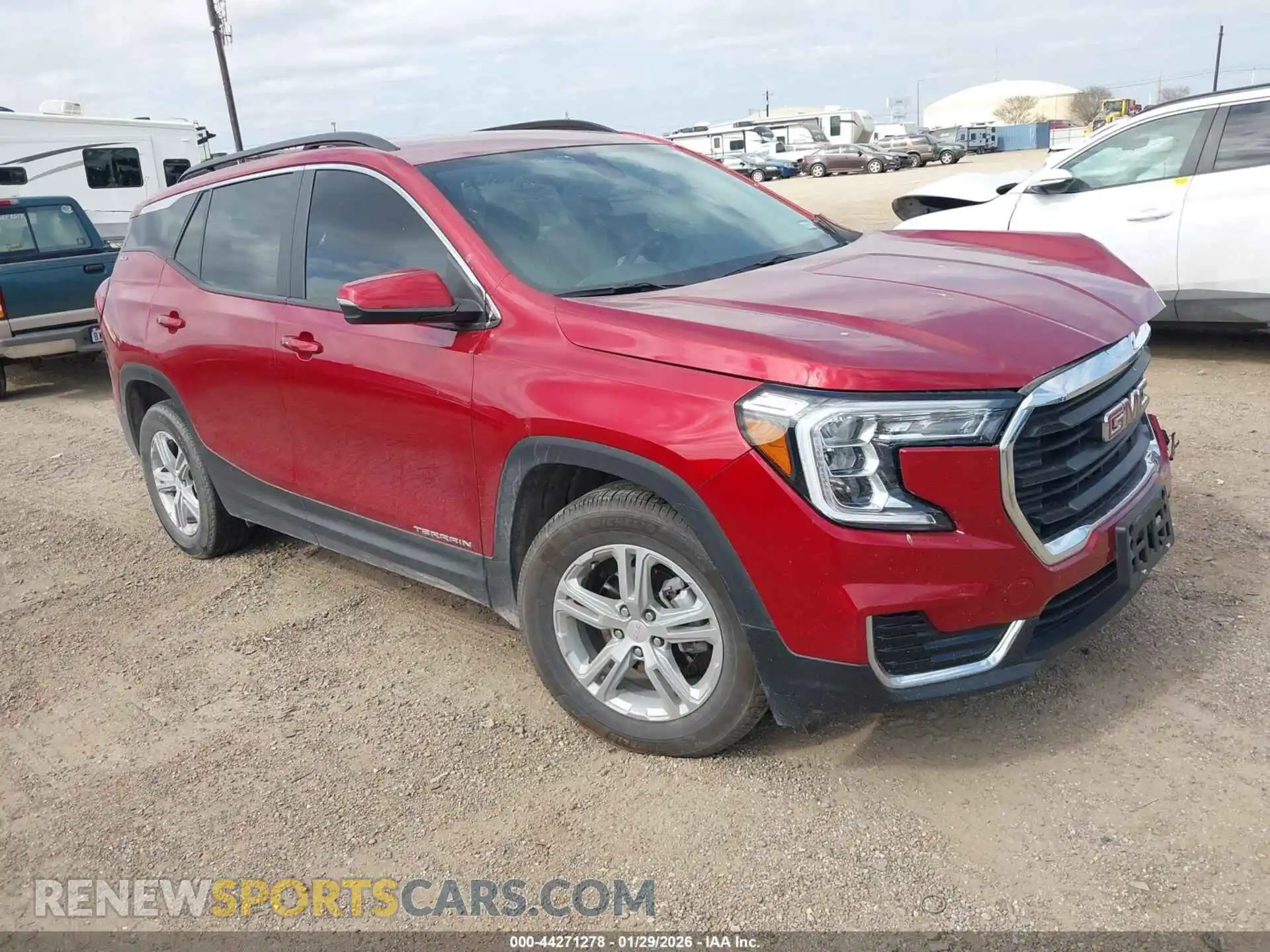 1 Photograph of a damaged car 3GKALMEG8RL222847 GMC TERRAIN 2024