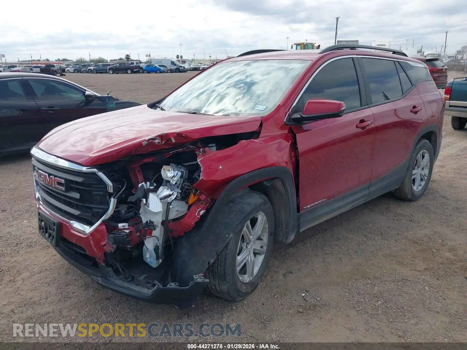 2 Photograph of a damaged car 3GKALMEG8RL222847 GMC TERRAIN 2024