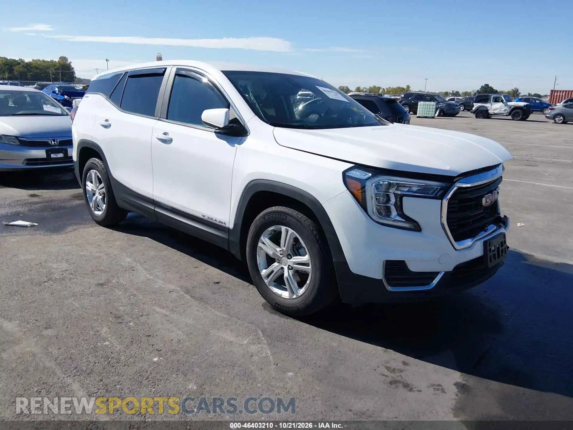 1 Photograph of a damaged car 3GKALMEG8RL376085 GMC TERRAIN 2024