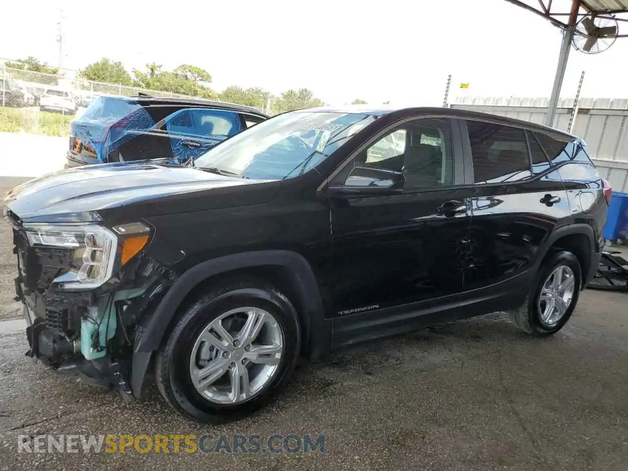 1 Photograph of a damaged car 3GKALMEG8RL388284 GMC TERRAIN 2024
