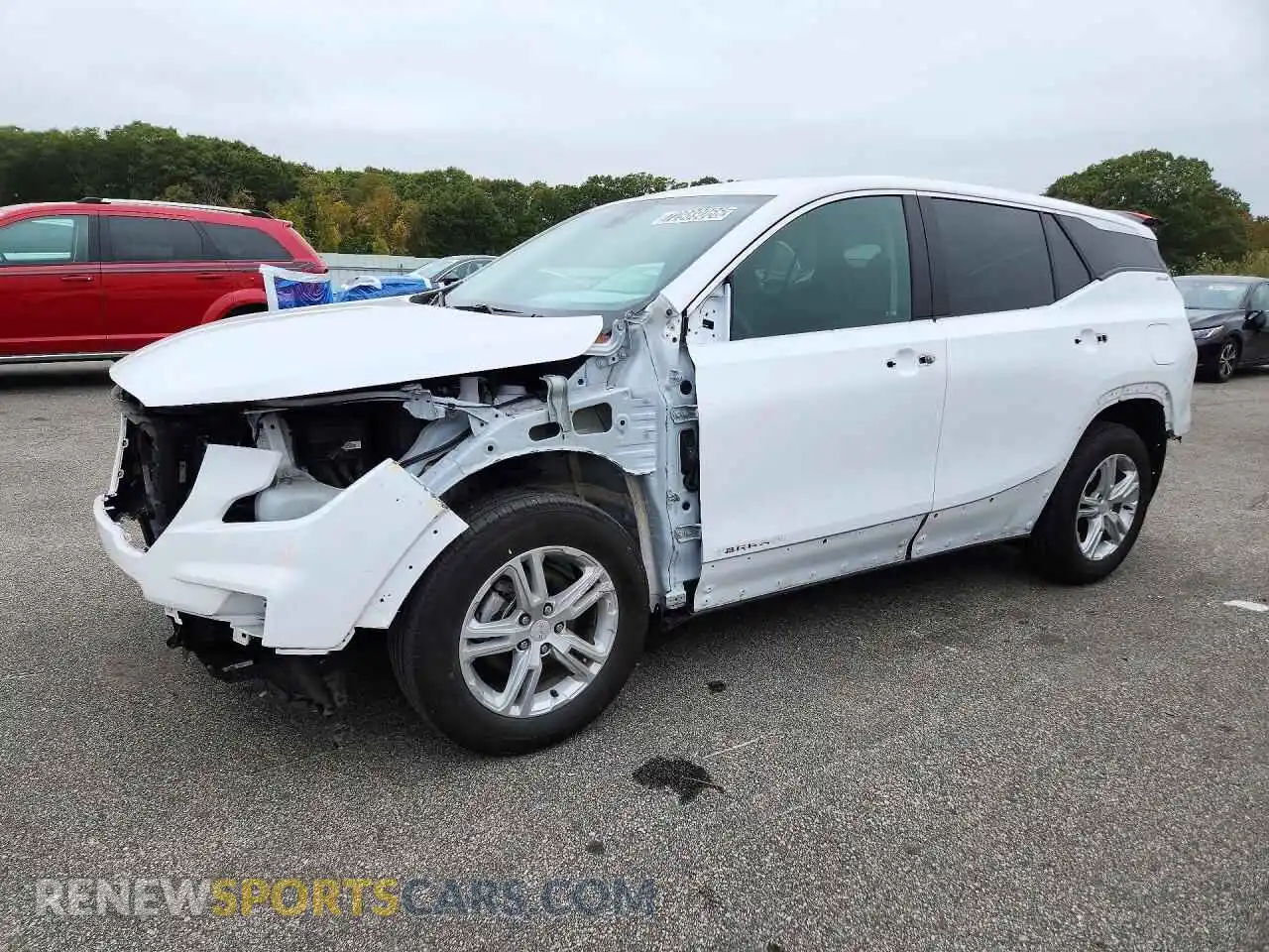 1 Photograph of a damaged car 3GKALMEG8RL390066 GMC TERRAIN 2024