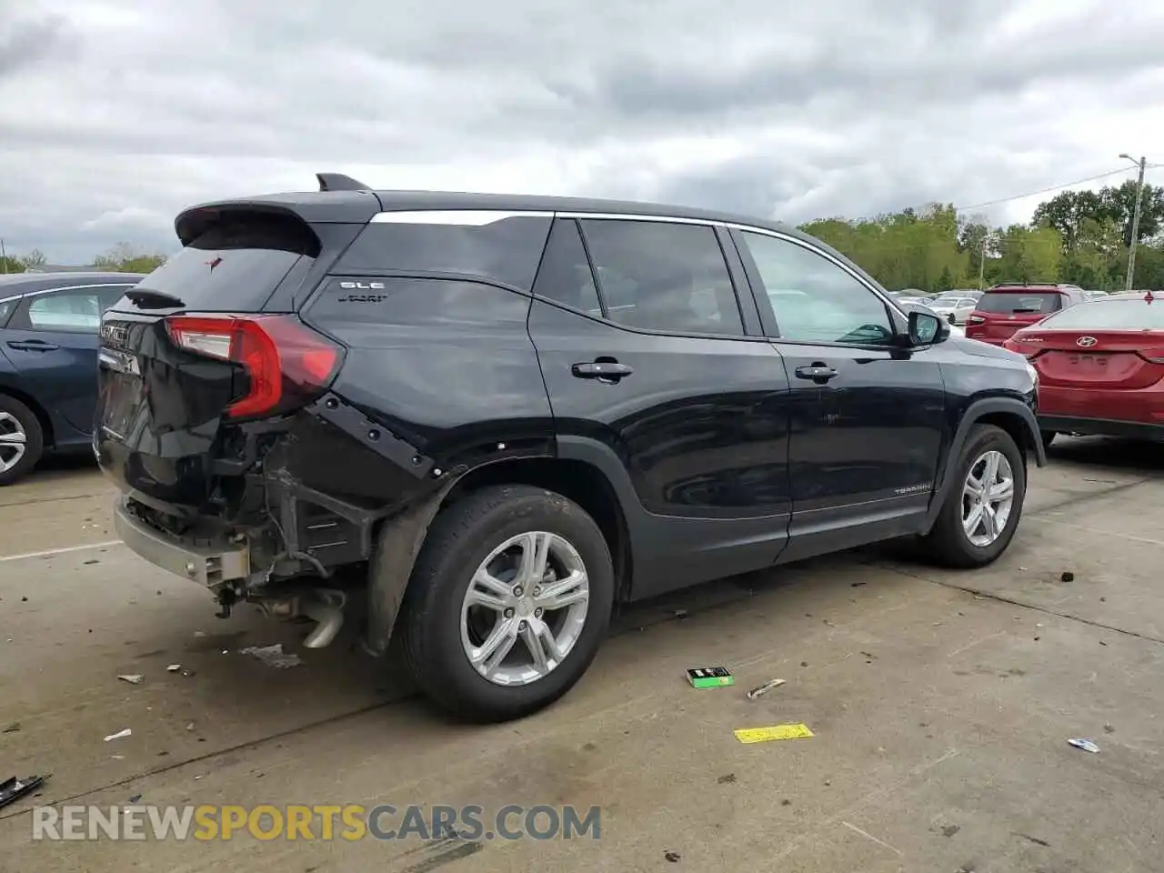 3 Photograph of a damaged car 3GKALMEG9RL389248 GMC TERRAIN 2024