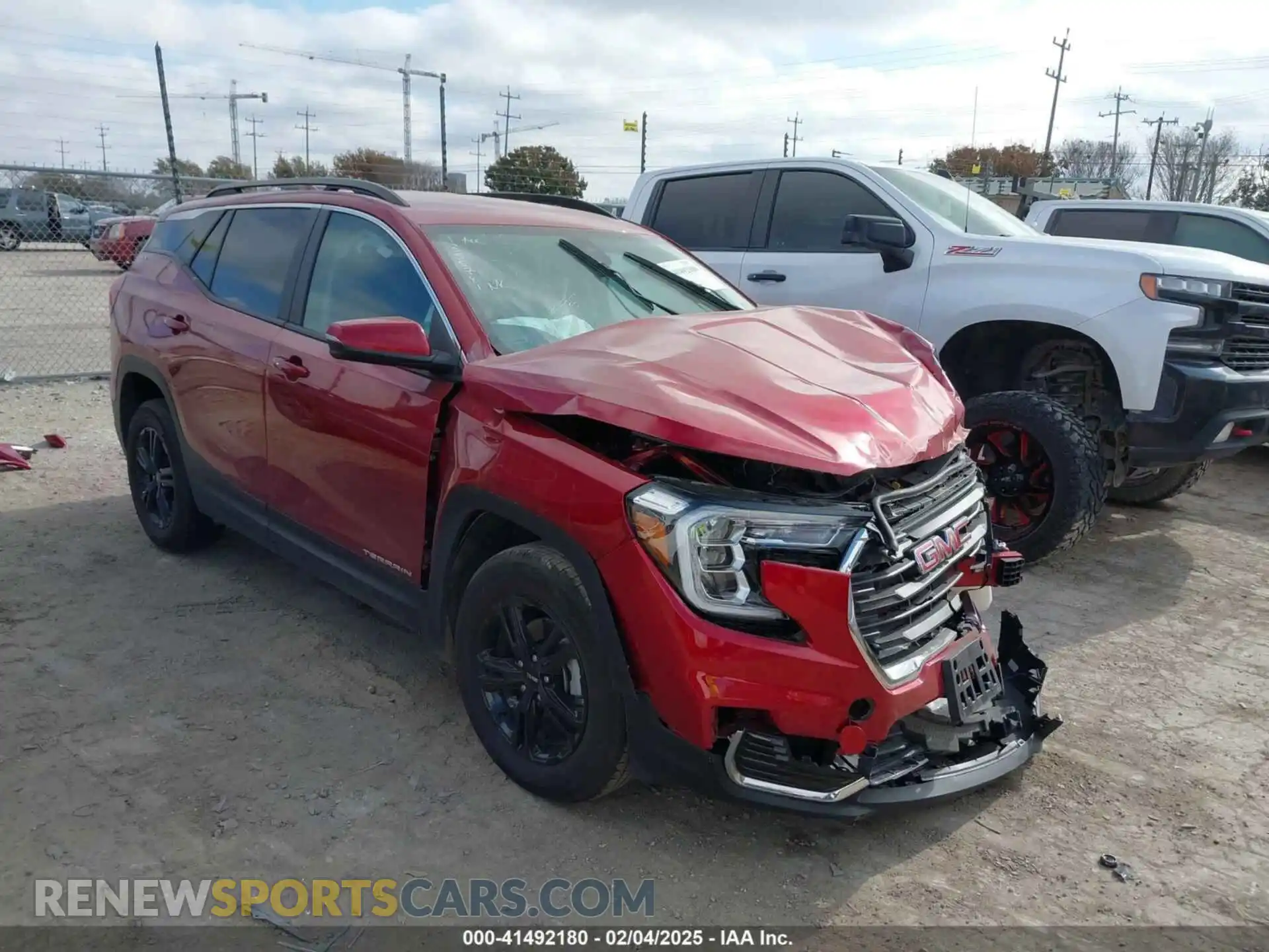 1 Photograph of a damaged car 3GKALMEG9RL397687 GMC TERRAIN 2024