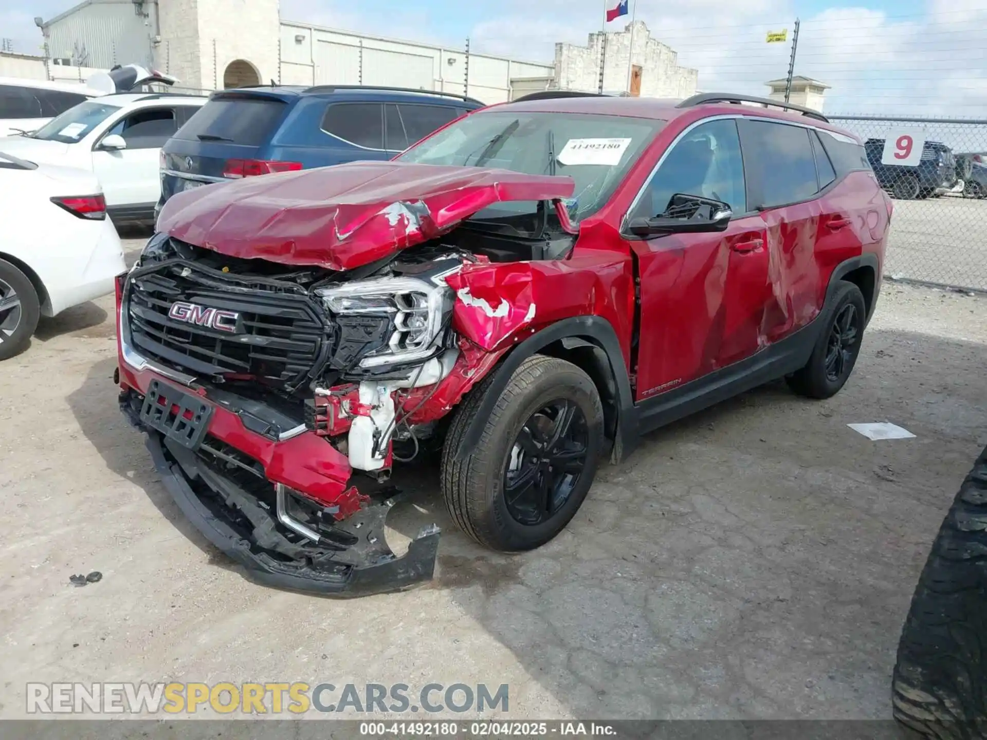 2 Photograph of a damaged car 3GKALMEG9RL397687 GMC TERRAIN 2024
