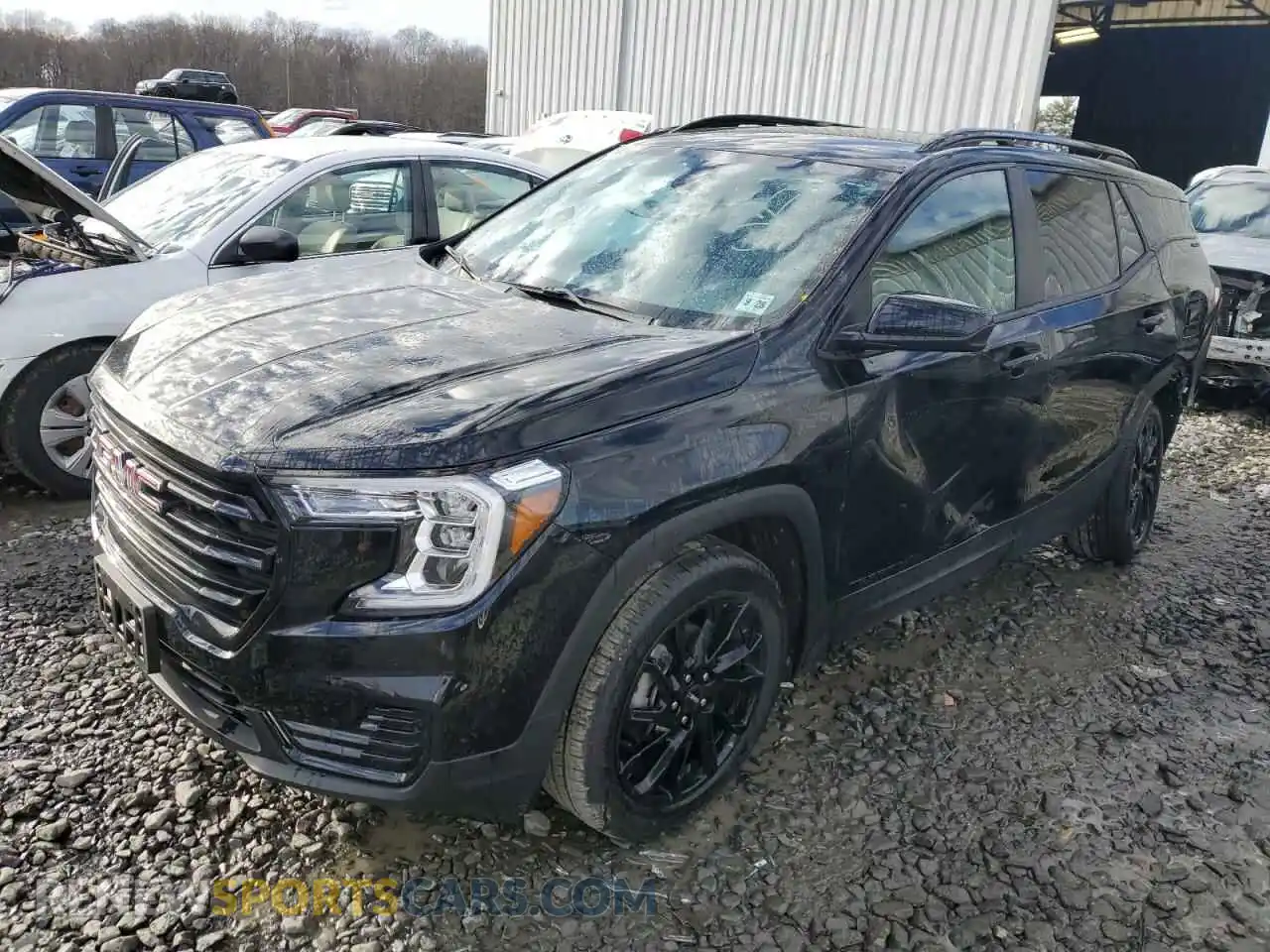 1 Photograph of a damaged car 3GKALMEGXRL115024 GMC TERRAIN 2024