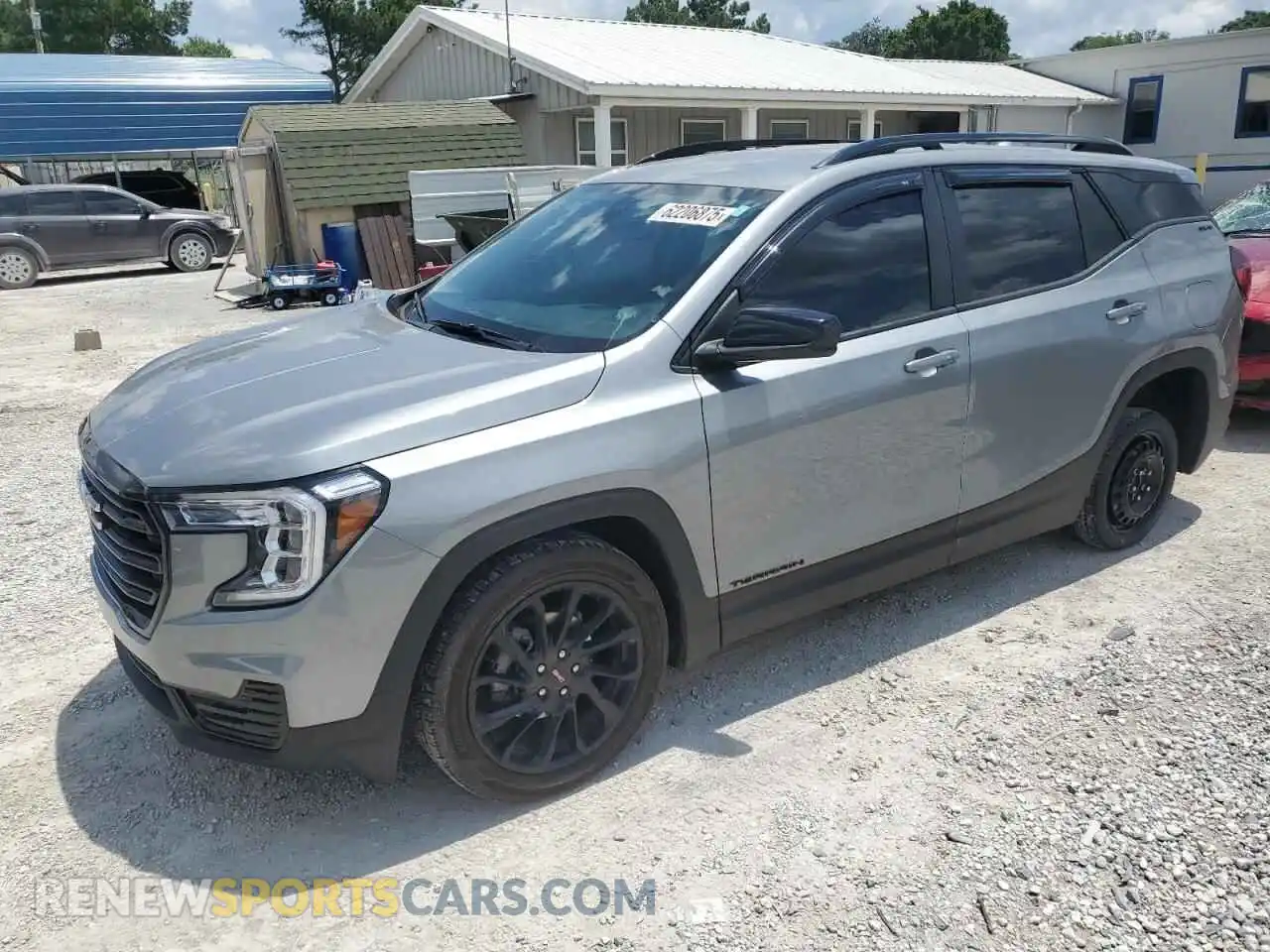 1 Photograph of a damaged car 3GKALMEGXRL267899 GMC TERRAIN 2024