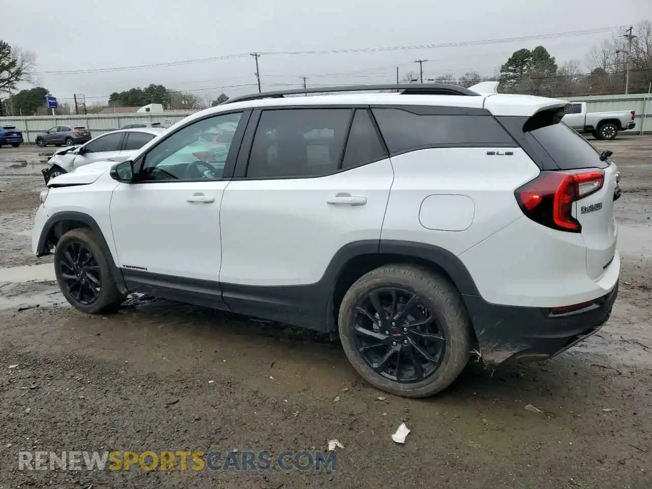 2 fotografías del automóvil dañado 3GKALMEGXRL278742 GMC TERRAIN 2024