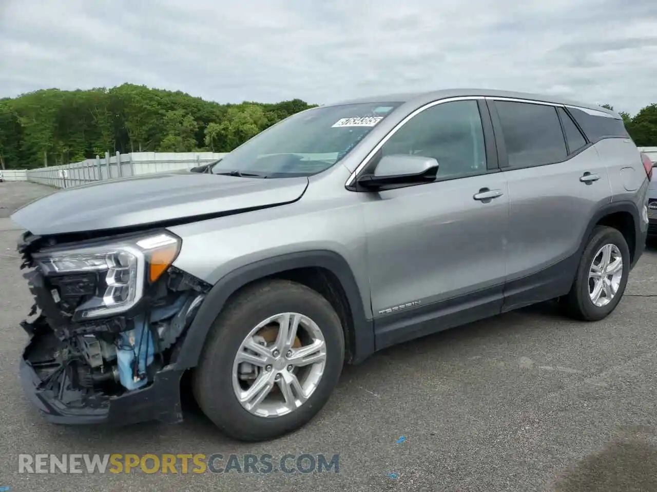 1 Photograph of a damaged car 3GKALMEGXRL299784 GMC TERRAIN 2024
