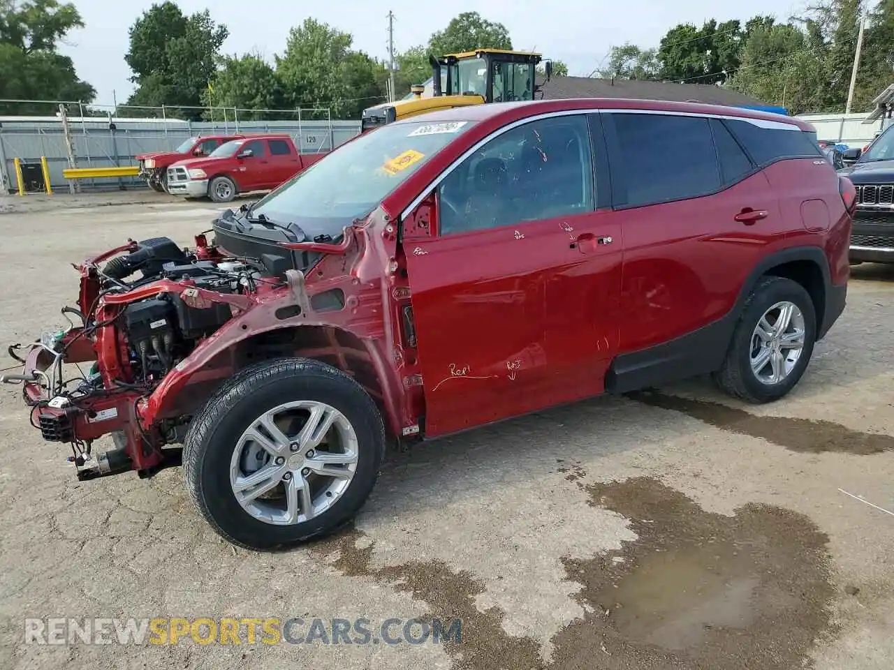 1 fotografías del automóvil dañado 3GKALTEG1RL377623 GMC TERRAIN 2024