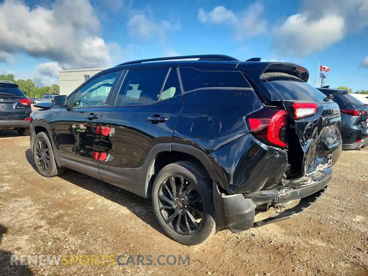 2 fotografías del automóvil dañado 3GKALTEG2RL279149 GMC TERRAIN 2024