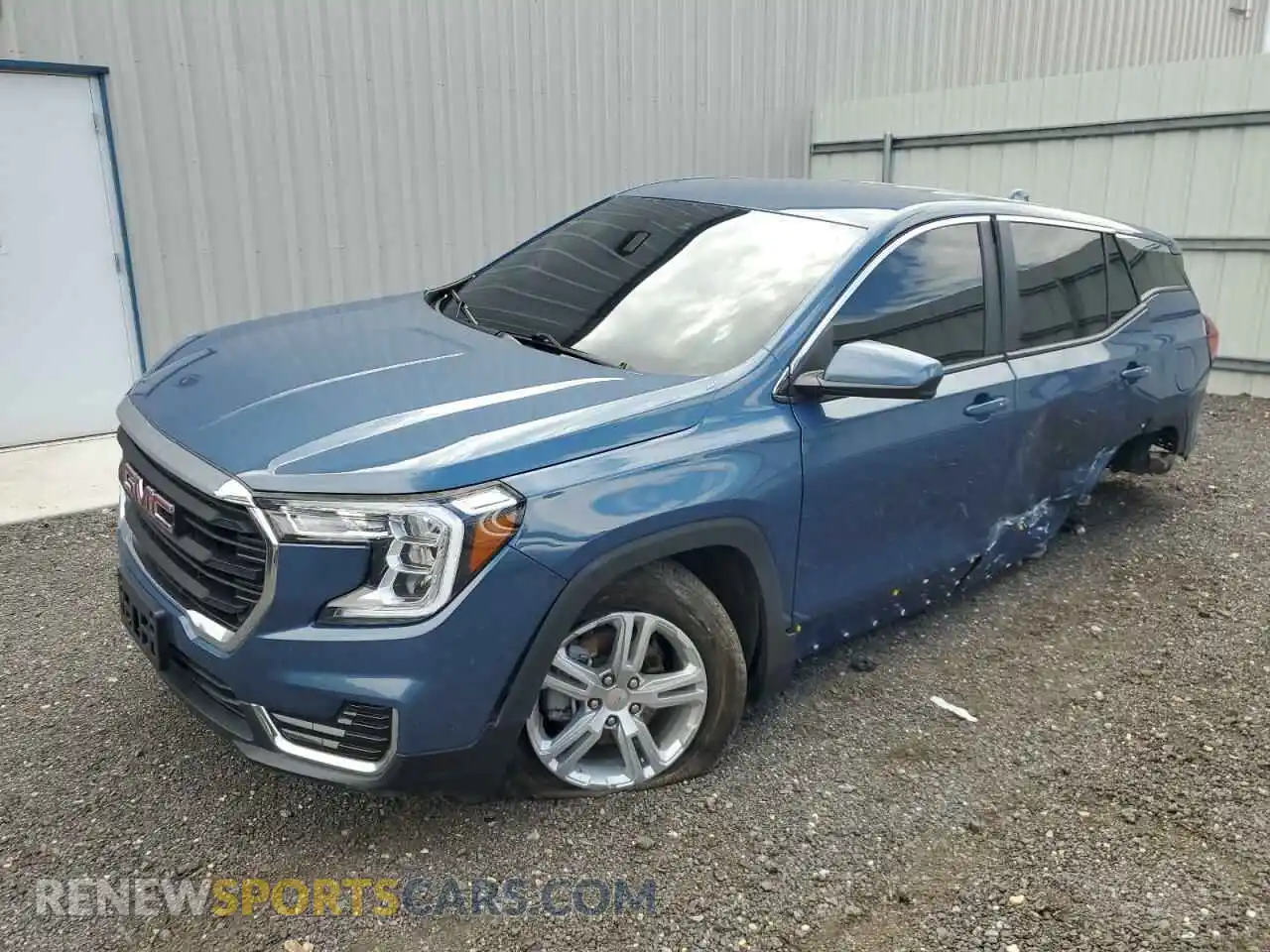 1 Photograph of a damaged car 3GKALTEG3RL283680 GMC TERRAIN 2024