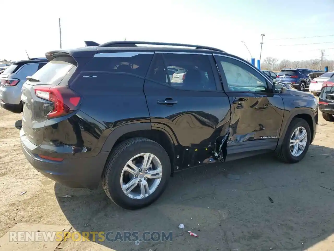 3 fotografías del automóvil dañado 3GKALTEG4RL387725 GMC TERRAIN 2024