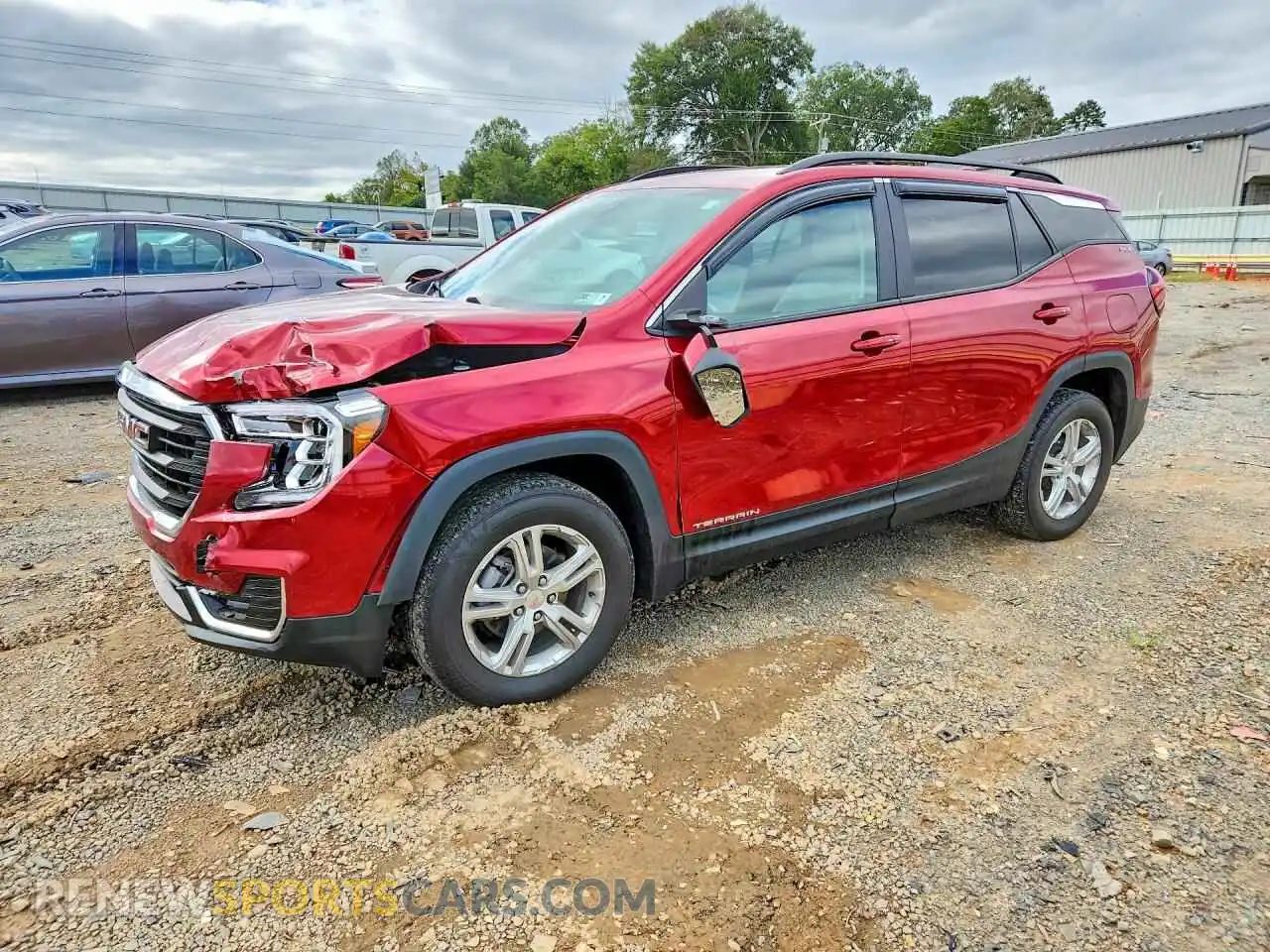 1 Photograph of a damaged car 3GKALTEG5RL303802 GMC TERRAIN 2024