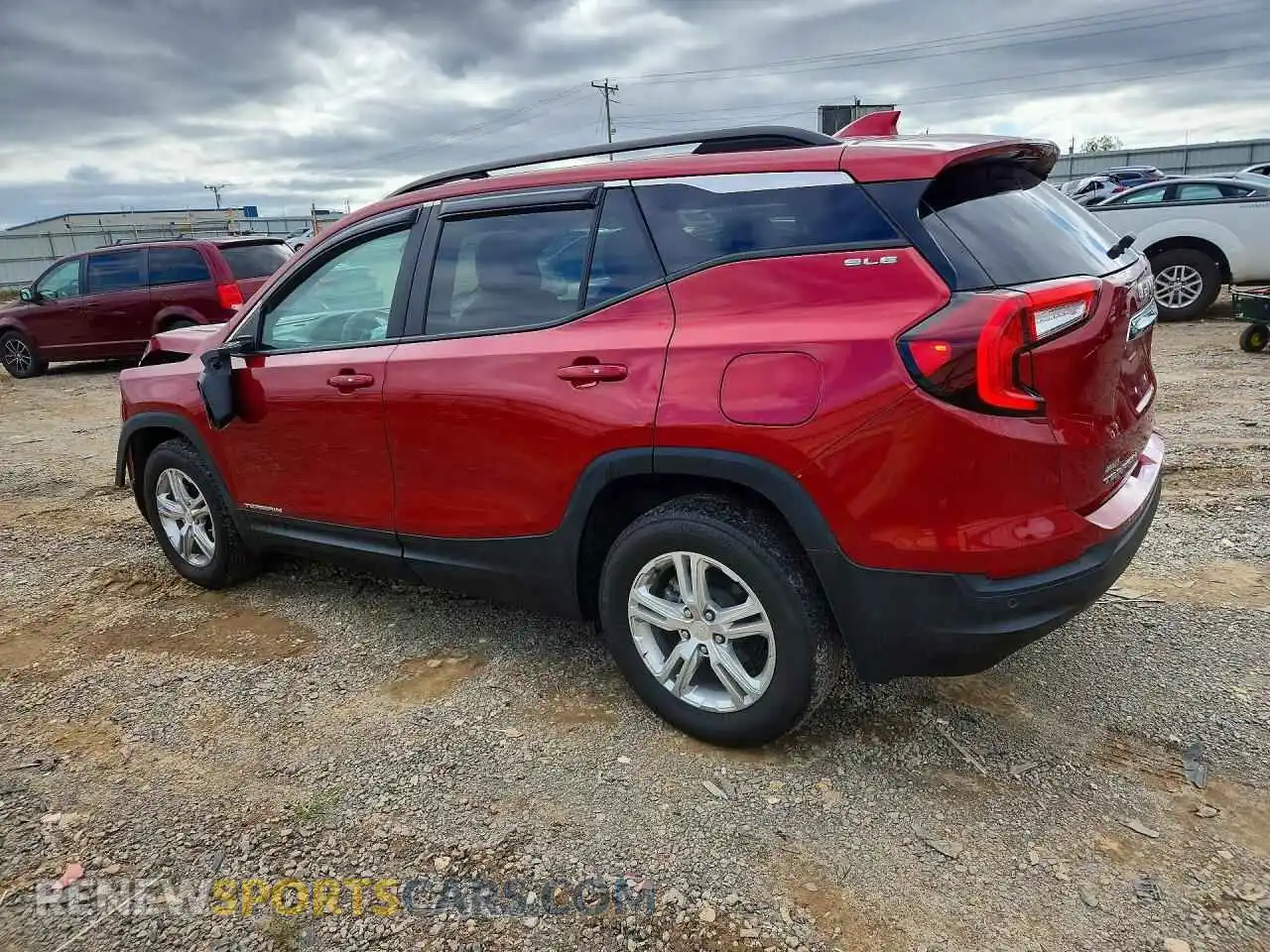 2 Photograph of a damaged car 3GKALTEG5RL303802 GMC TERRAIN 2024