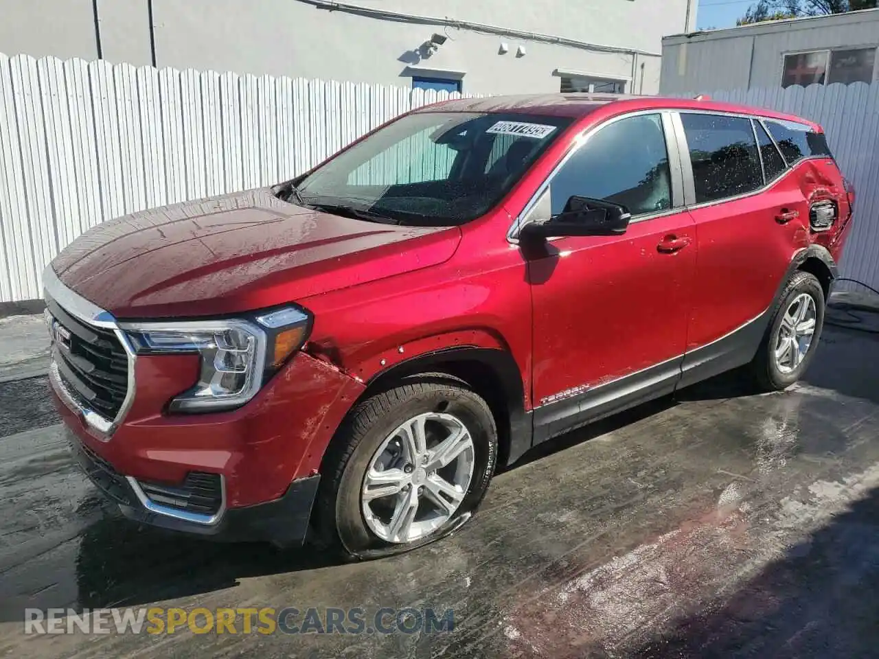 1 Photograph of a damaged car 3GKALTEG5RL306733 GMC TERRAIN 2024