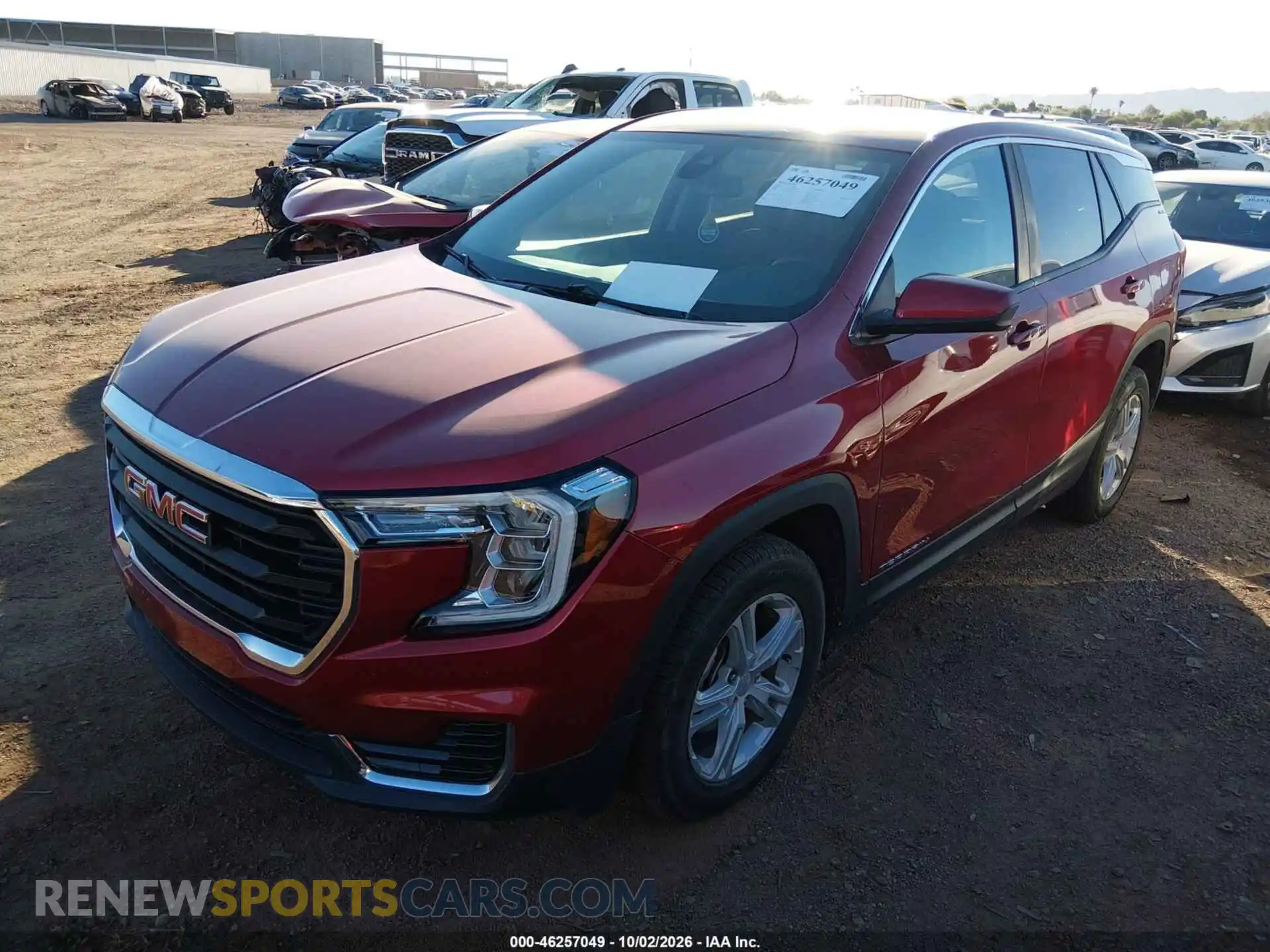 2 fotografías del automóvil dañado 3GKALTEG6RL163601 GMC TERRAIN 2024